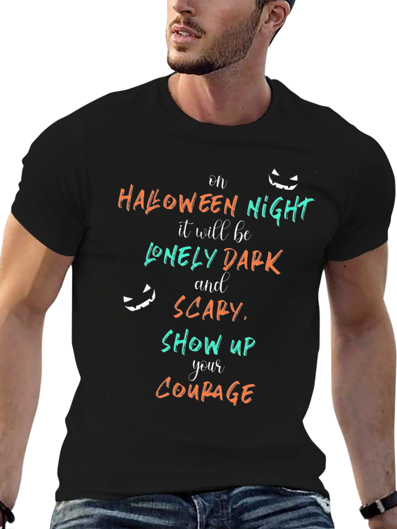Halloween Night Graphic T-Shirt