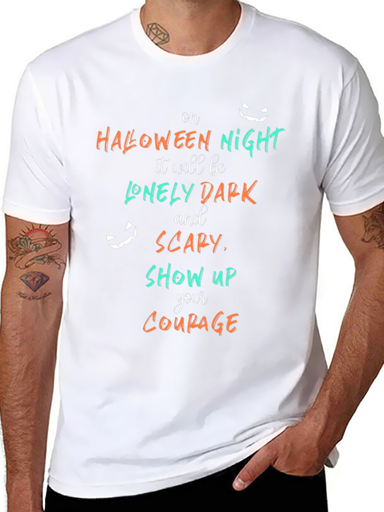 Halloween Night Graphic T-Shirt