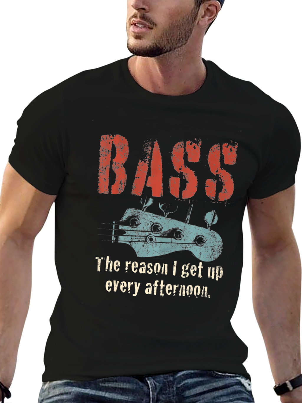 Bass Guitar T-Shirt - Music Lover Tee
