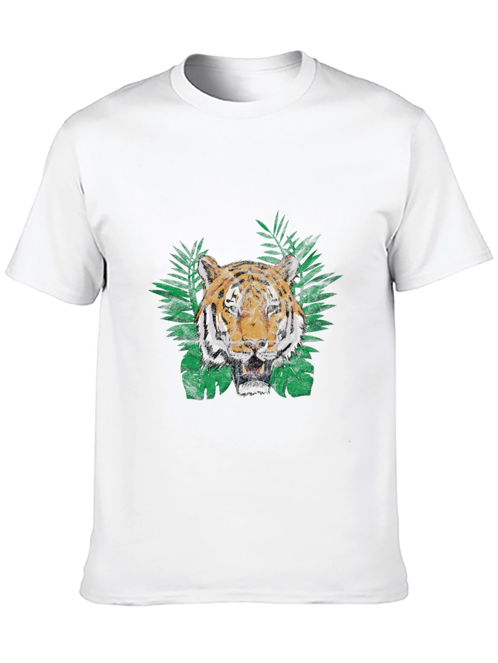 Tiger Graphic Print T-Shirt - Jungle Vibe