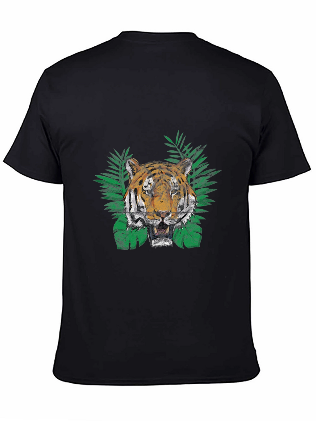 Tiger Graphic Print T-Shirt - Jungle Vibe