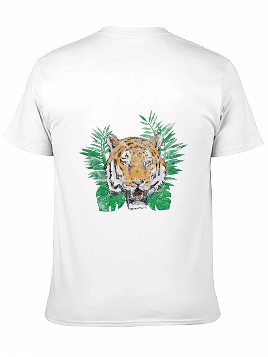 Tiger Graphic Print T-Shirt - Jungle Vibe