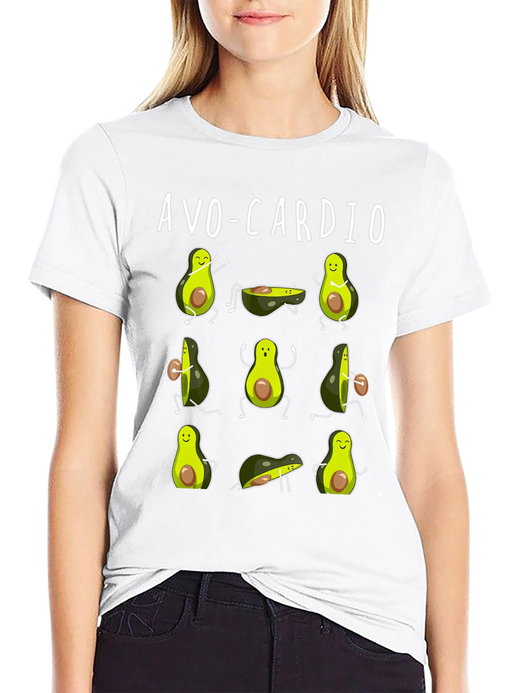 Avo-Cardio Funny Avocado Workout T-Shirt