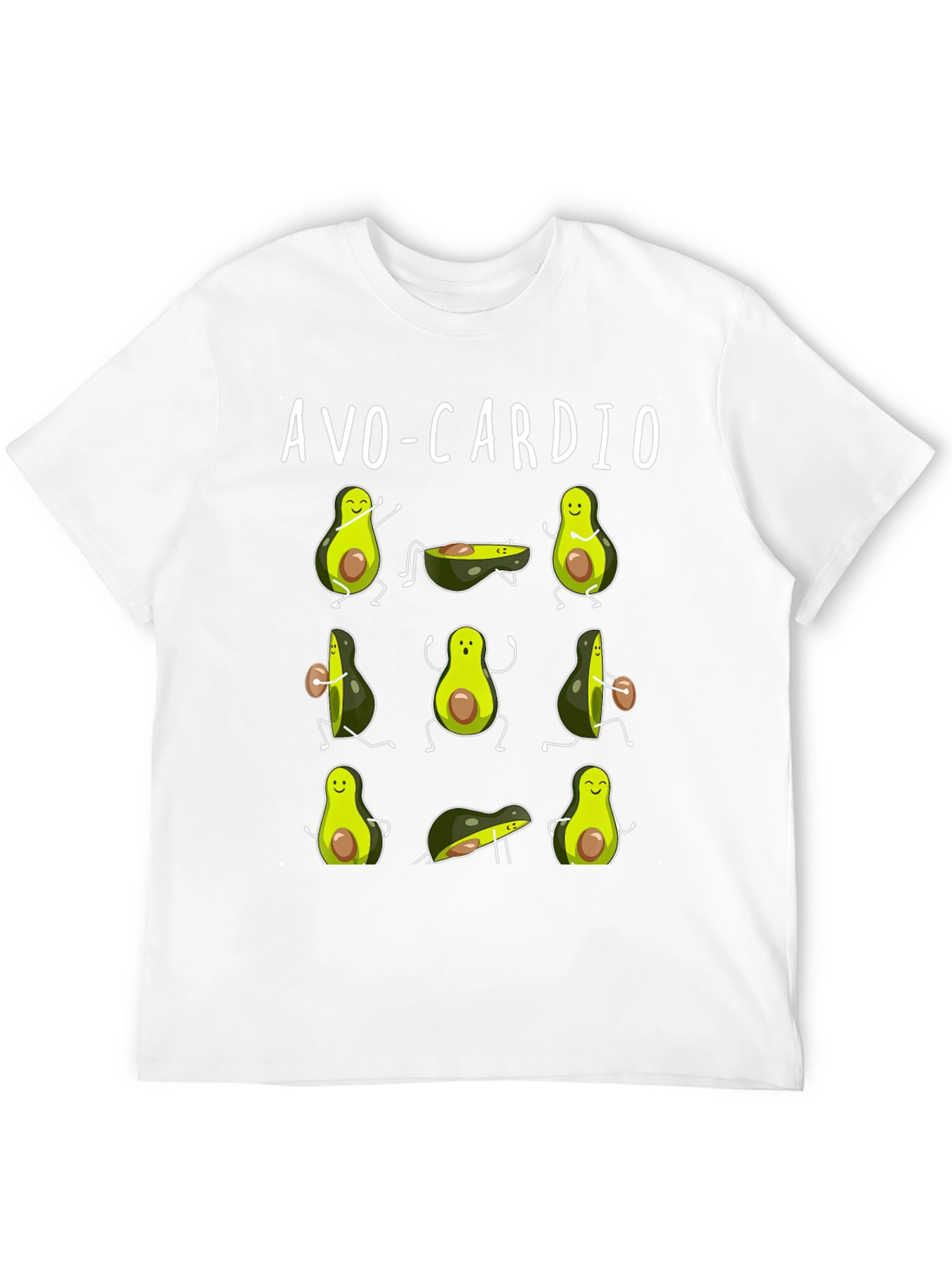 Avo-Cardio Funny Avocado Workout T-Shirt