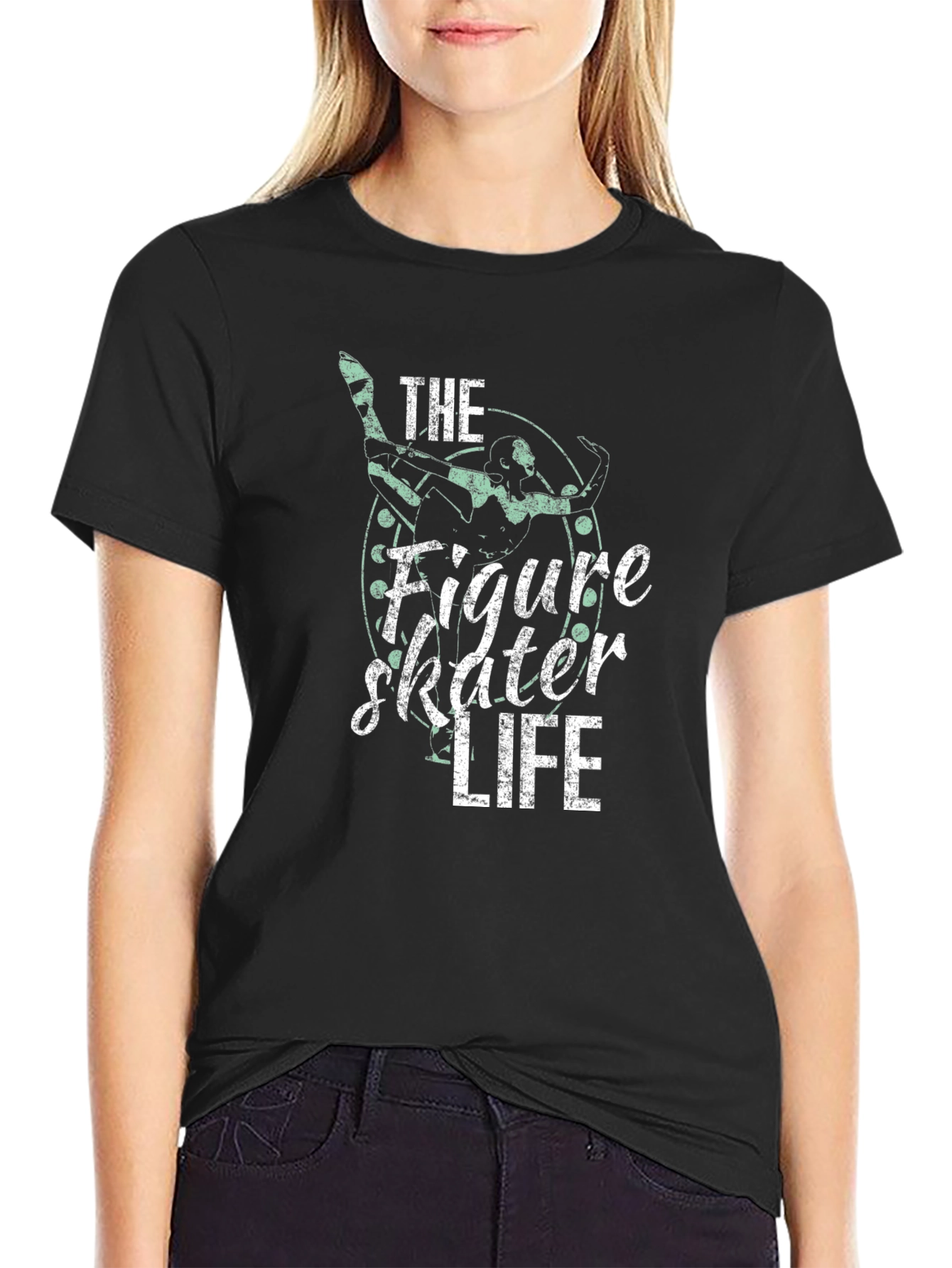 Figure Skater Life Graphic T-Shirt