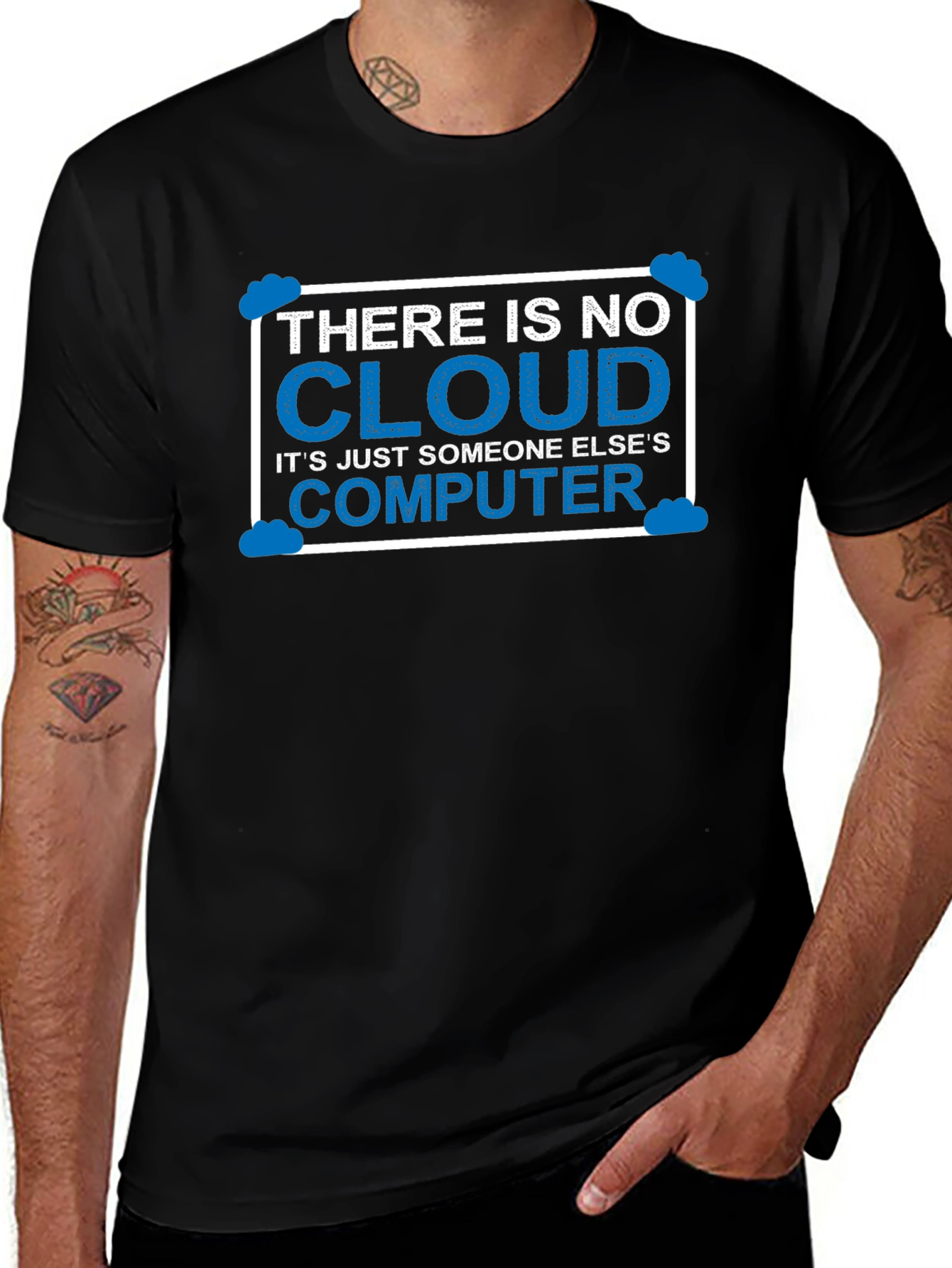There Is No Cloud T-Shirt Funny Techie Tee