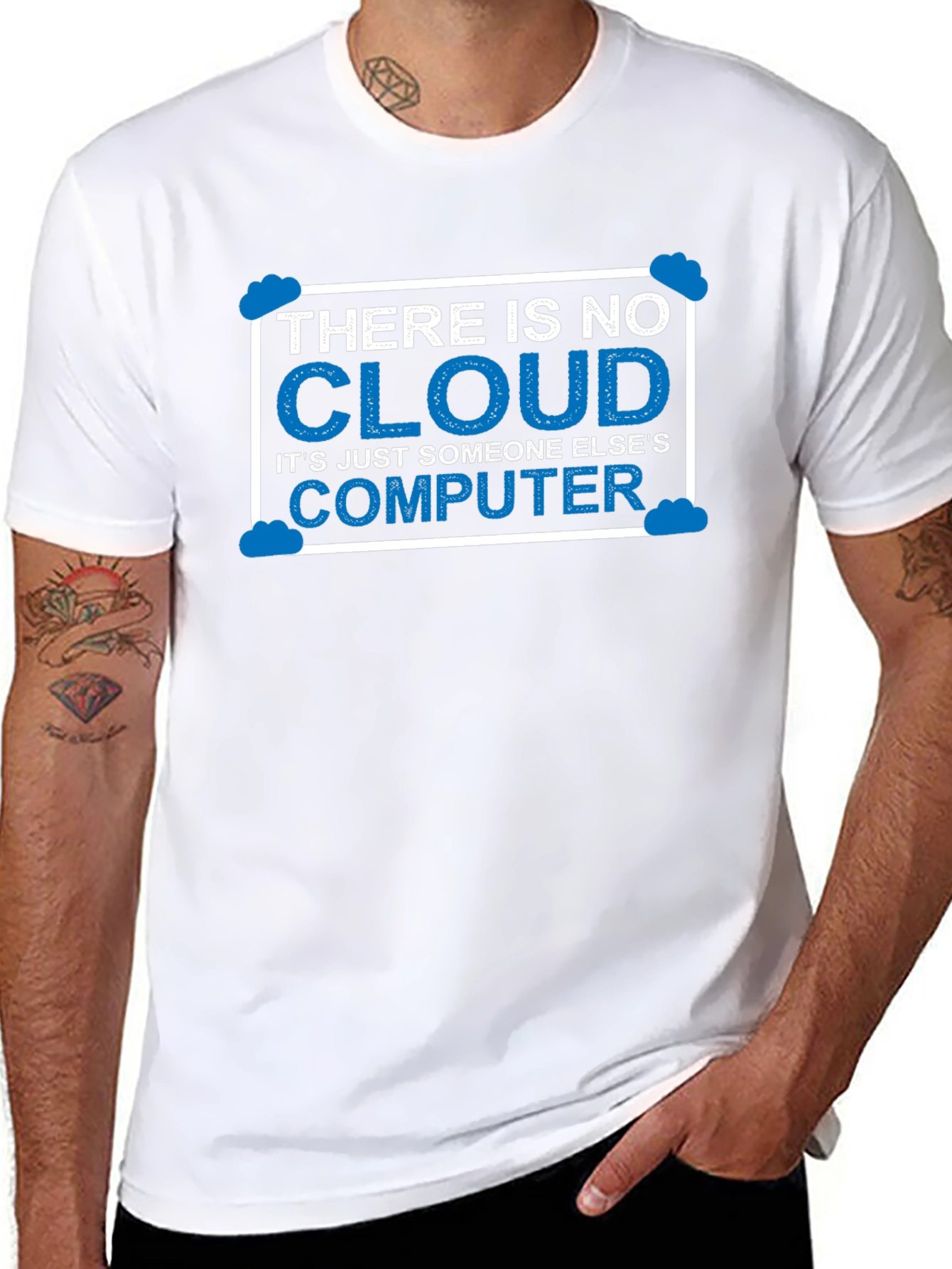 There Is No Cloud T-Shirt Funny Techie Tee
