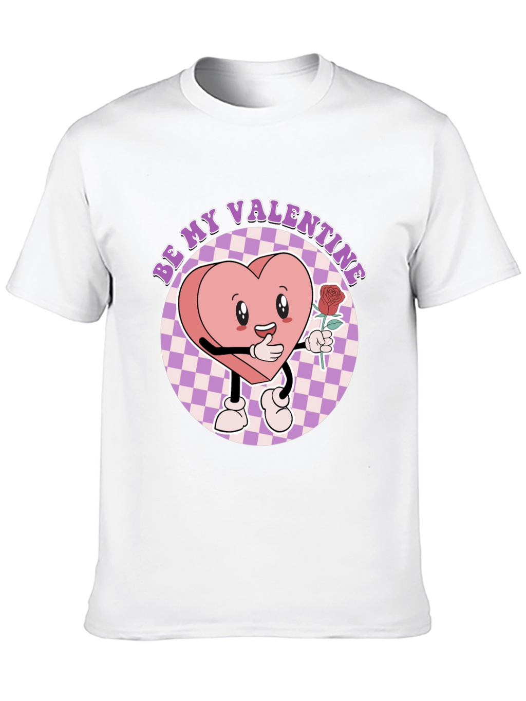 Be My Valentine Heart Graphic Tee
