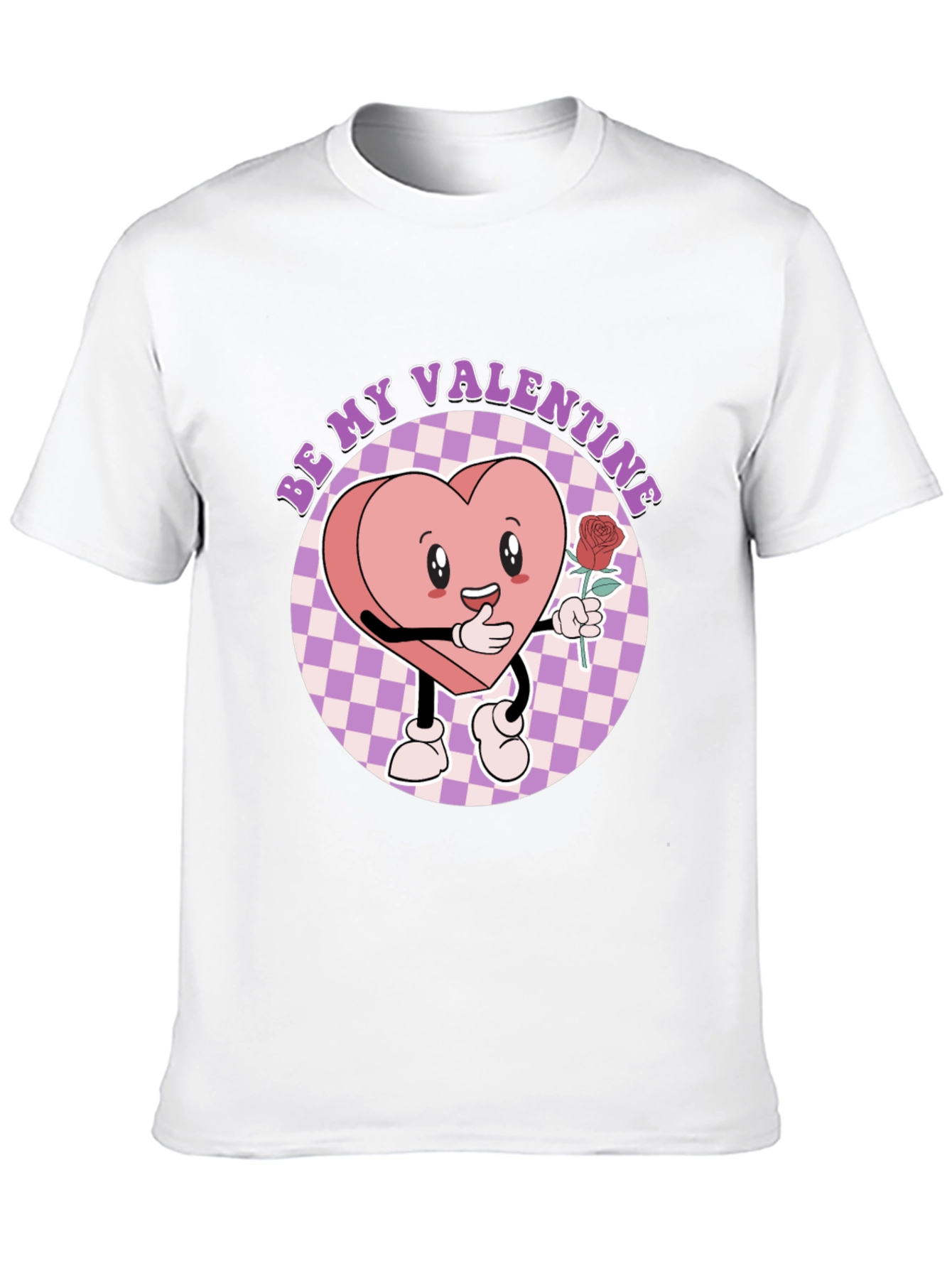 Be My Valentine Heart Graphic Tee