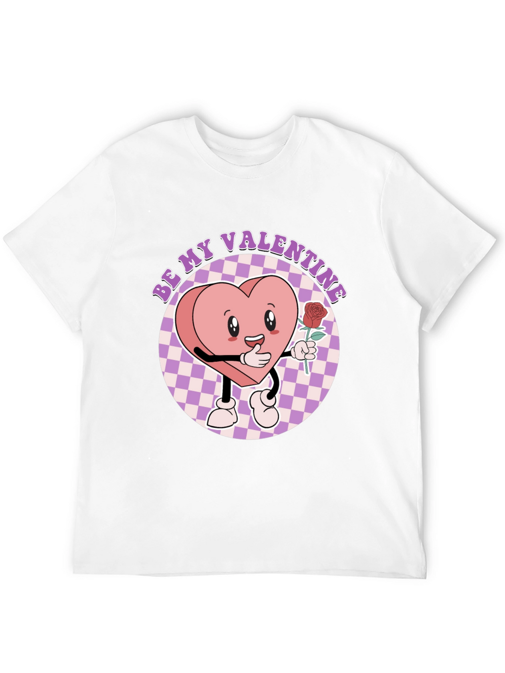 Be My Valentine Heart Graphic Tee