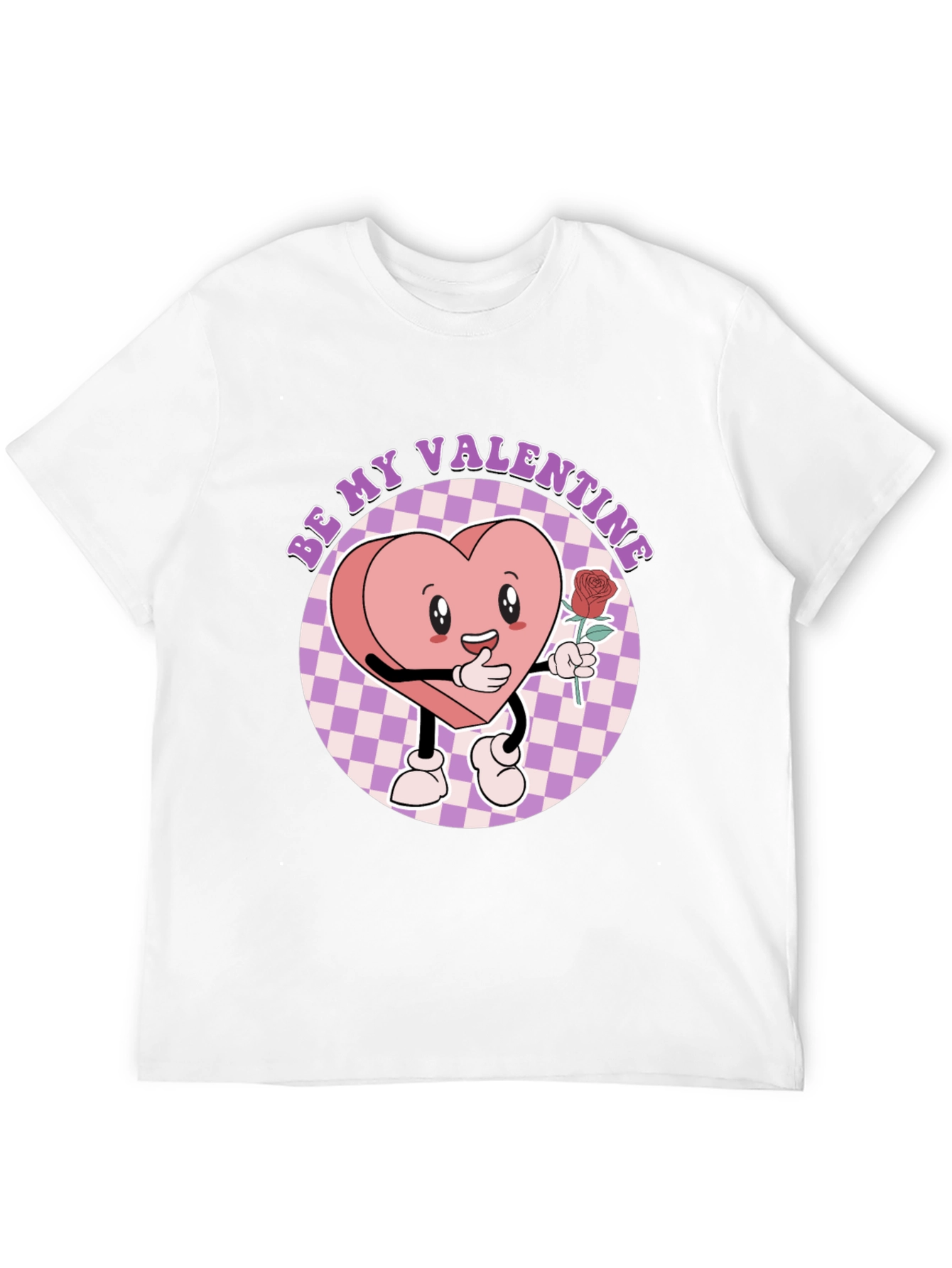 Be My Valentine Heart Graphic Tee