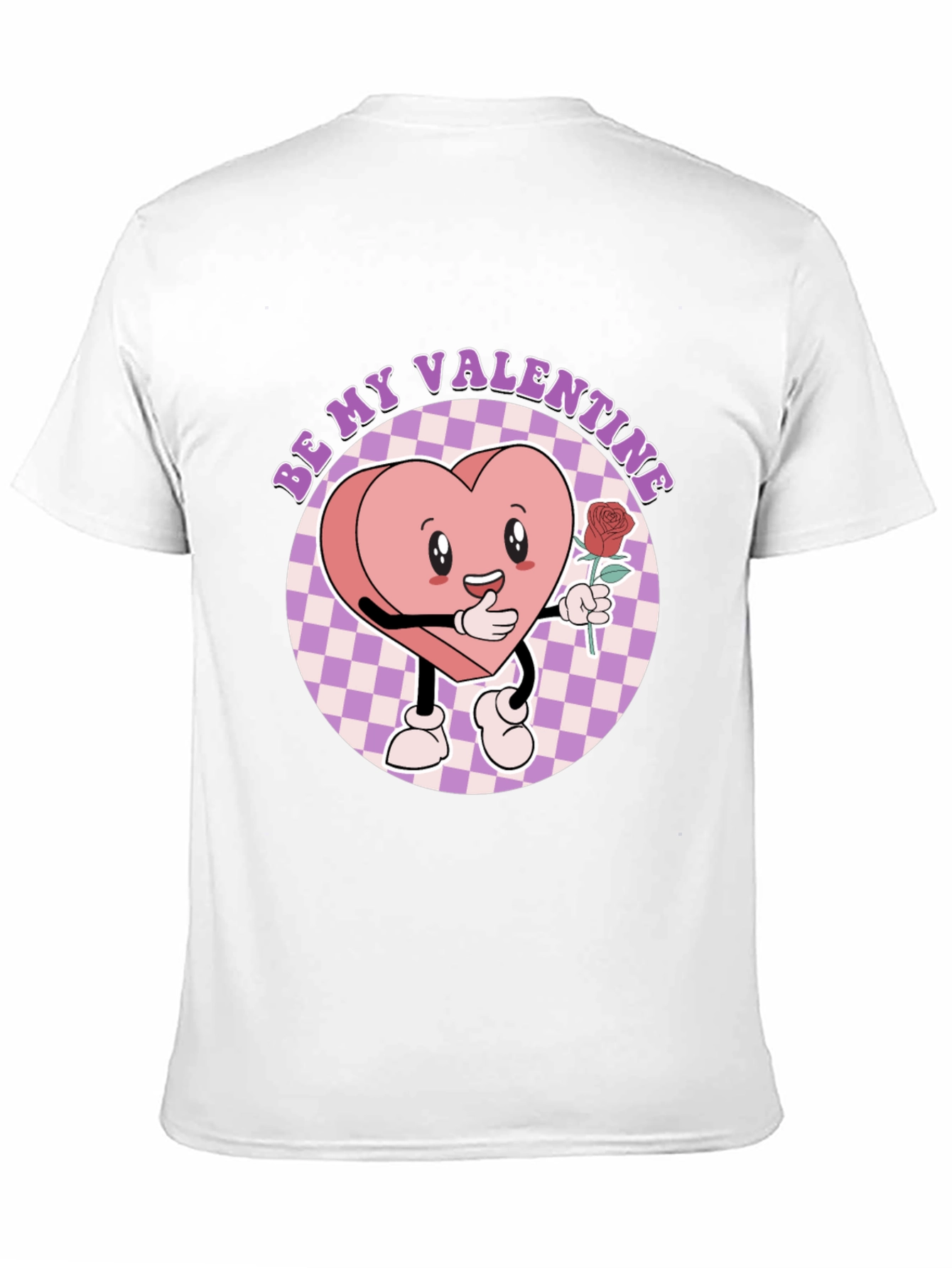 Be My Valentine Heart Graphic Tee