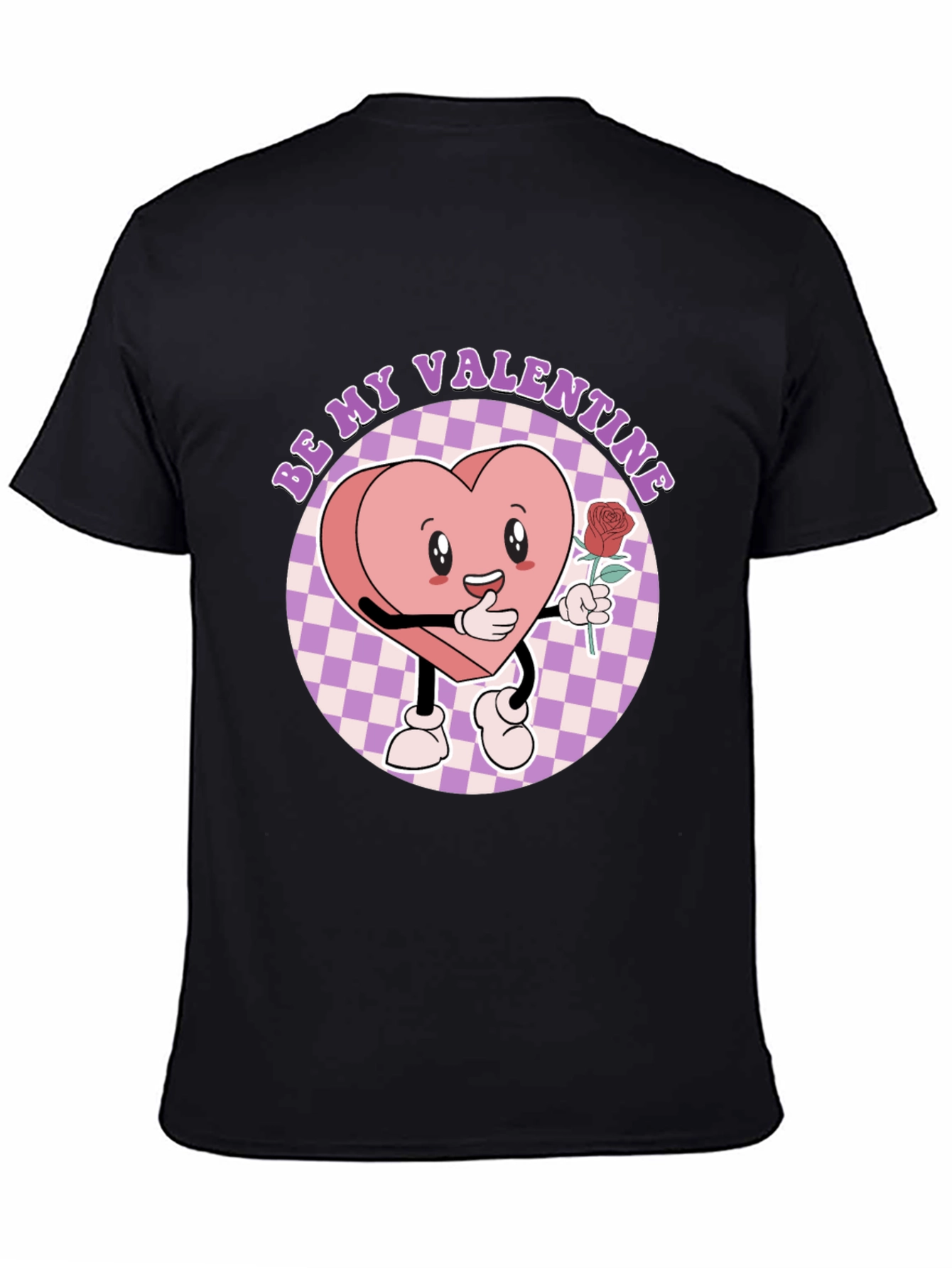 Be My Valentine Heart Graphic Tee