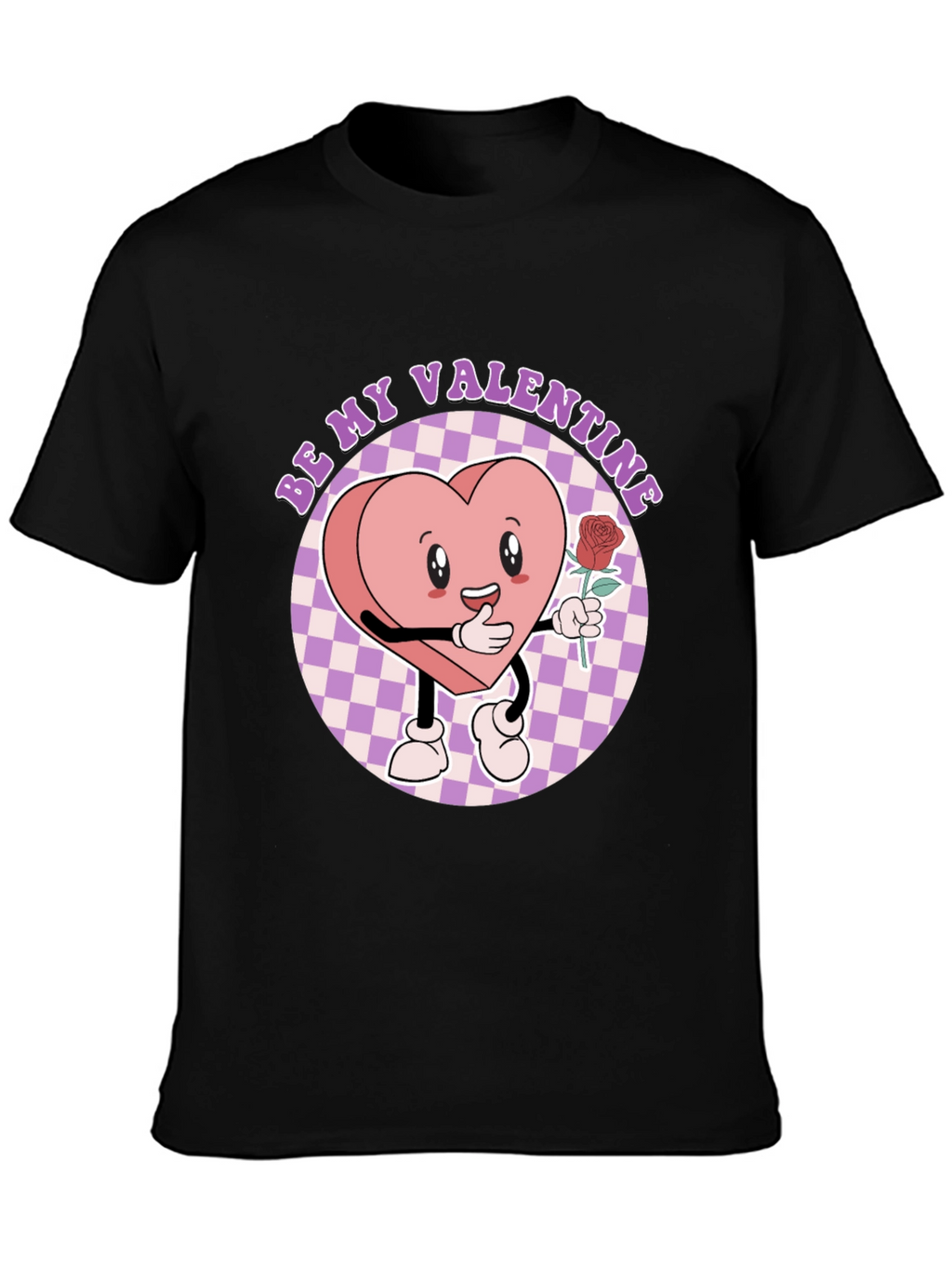 Be My Valentine Heart Graphic Tee