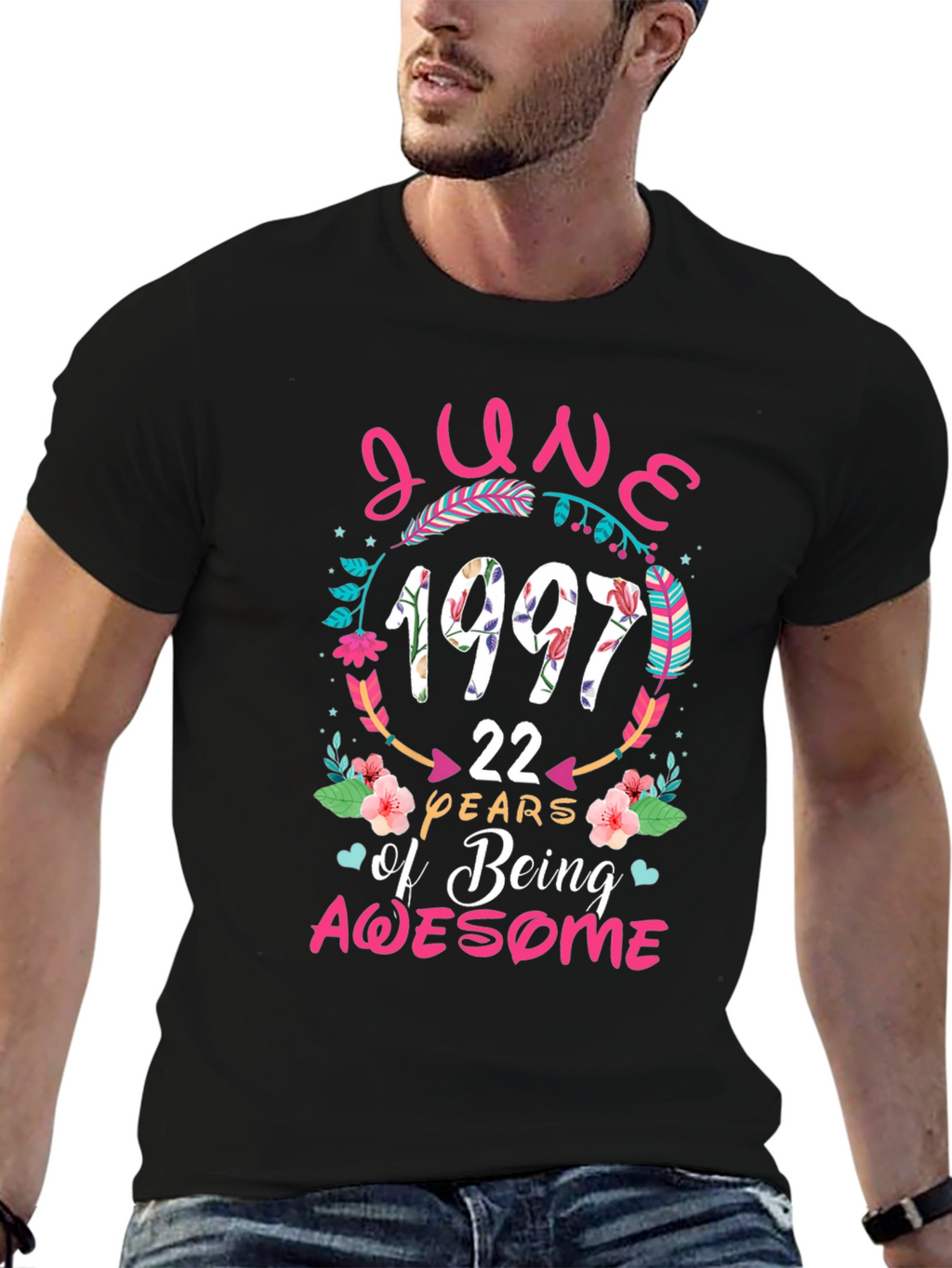 June 1997 Birthday T-Shirt - 22 Years Awesome!