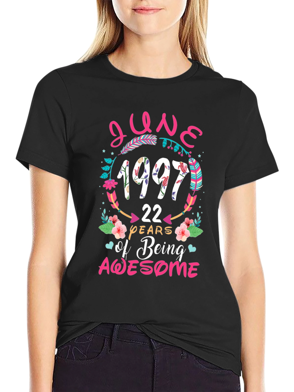 June 1997 Birthday T-Shirt - 22 Years Awesome!
