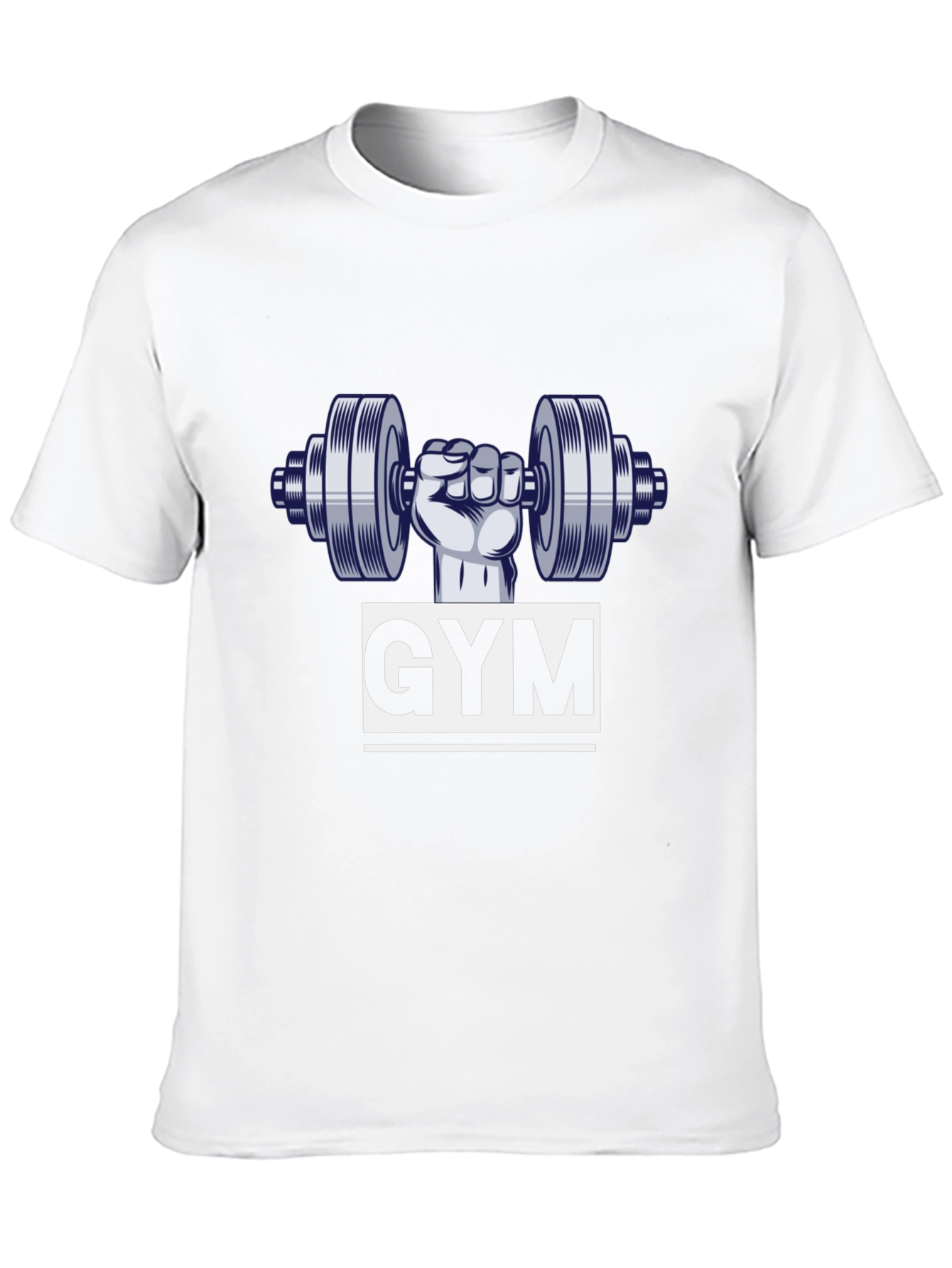 GYM Graphic Tee - Black Workout Shirt for Men