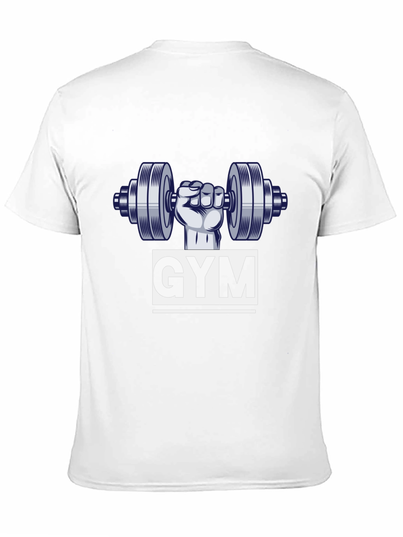 GYM Graphic Tee - Black Workout Shirt for Men