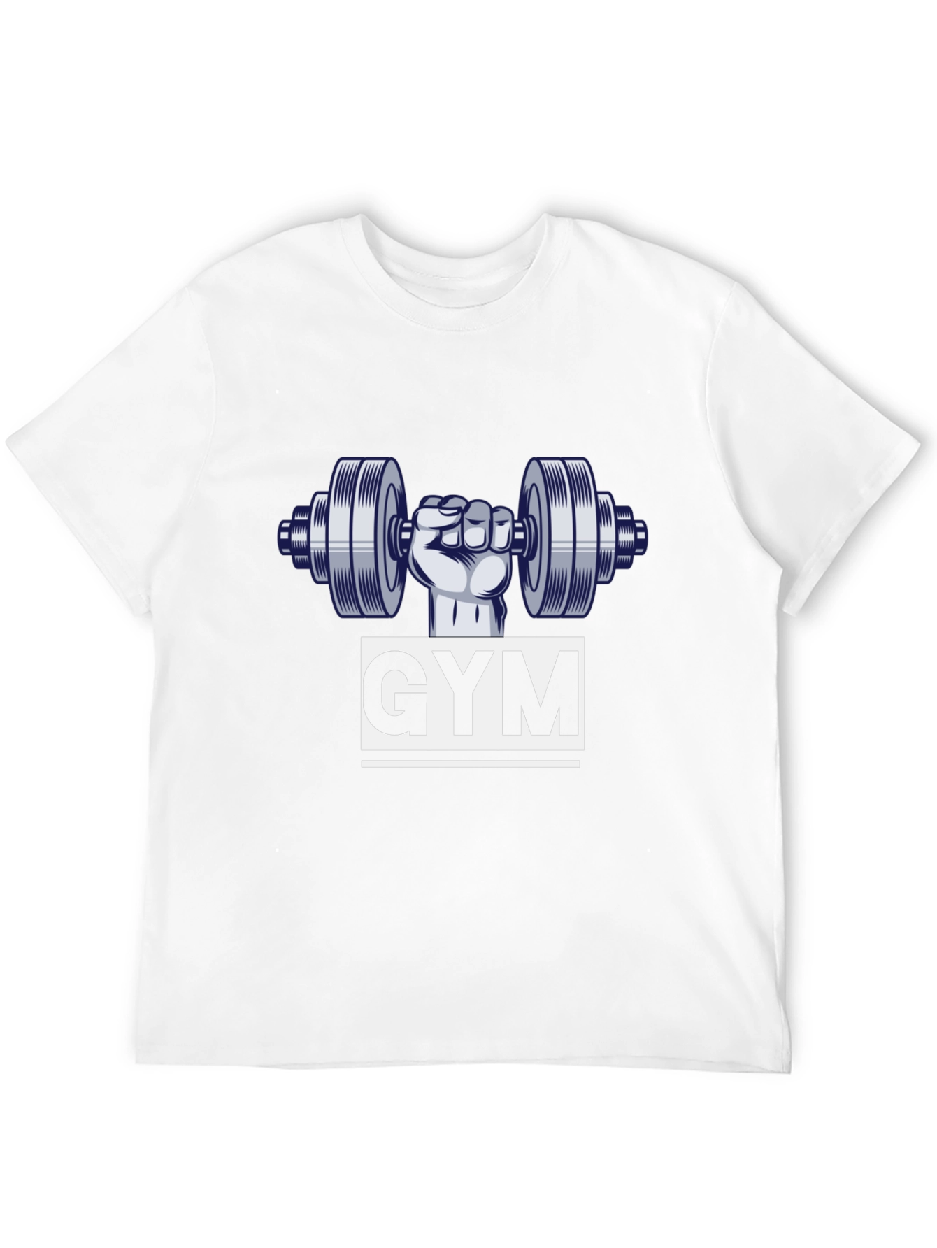GYM Graphic Tee - Black Workout Shirt for Men