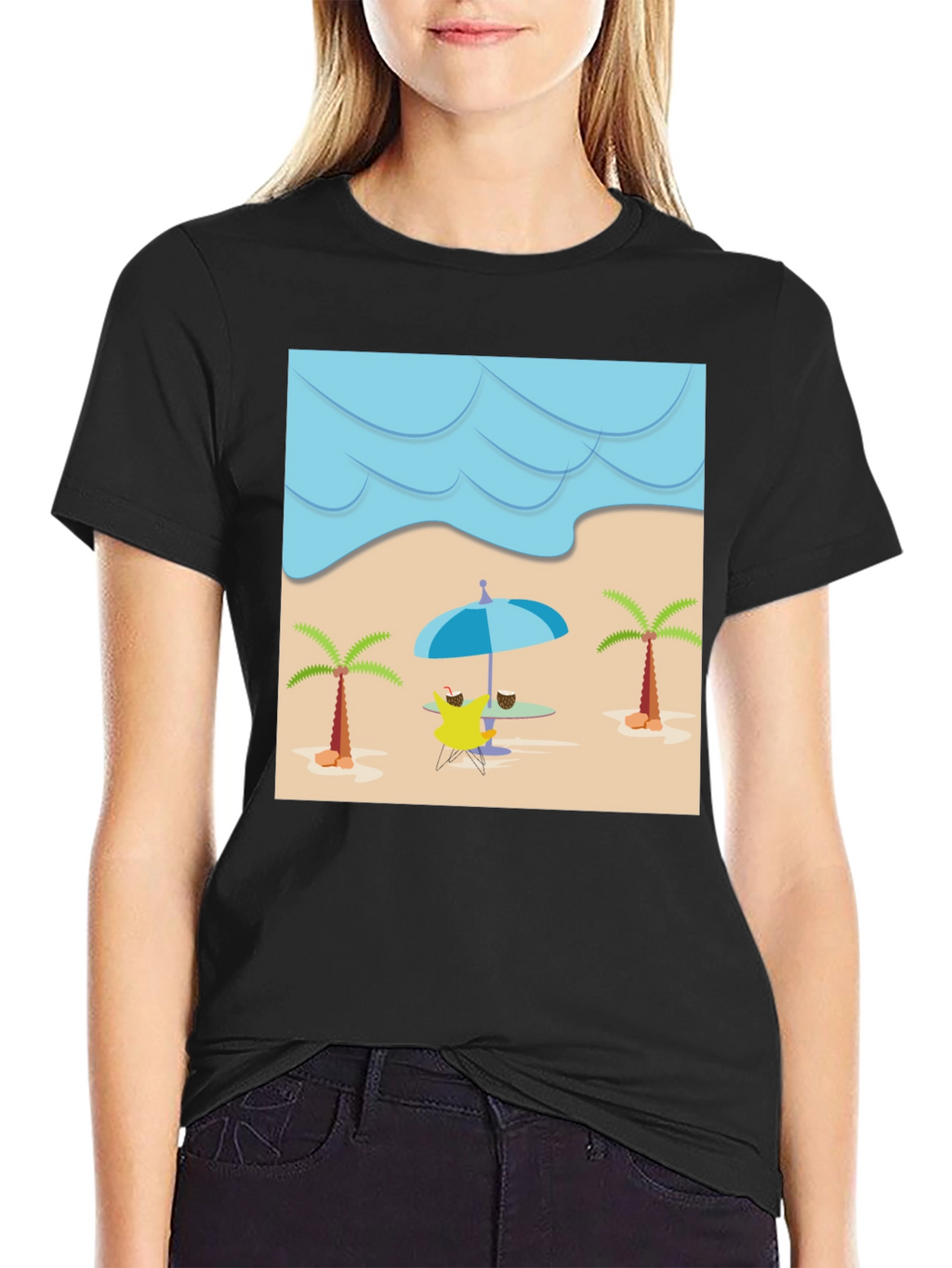 Beach Star T-Shirt: Relaxed Coastal Vibes