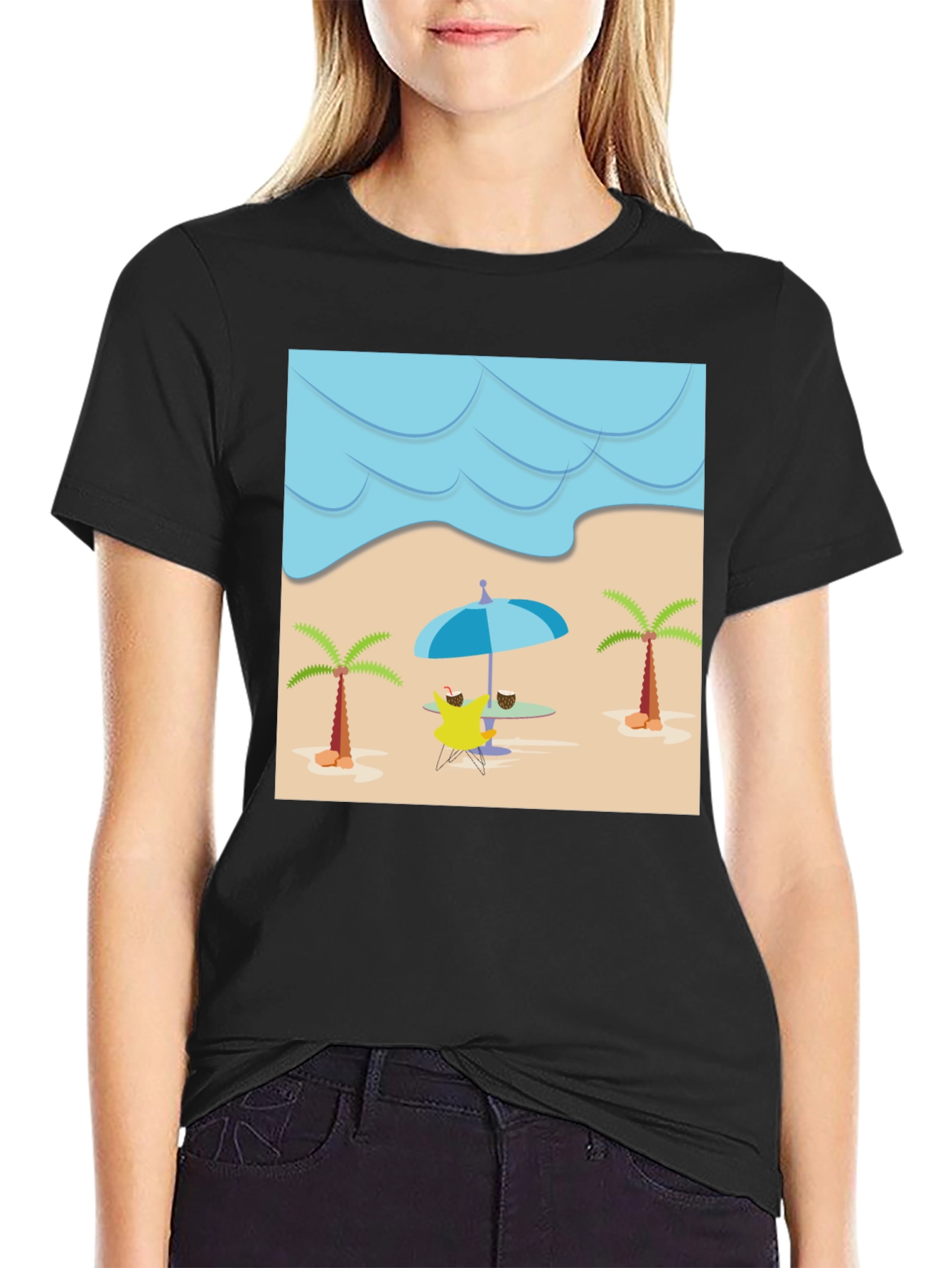 Beach Star T-Shirt: Relaxed Coastal Vibes