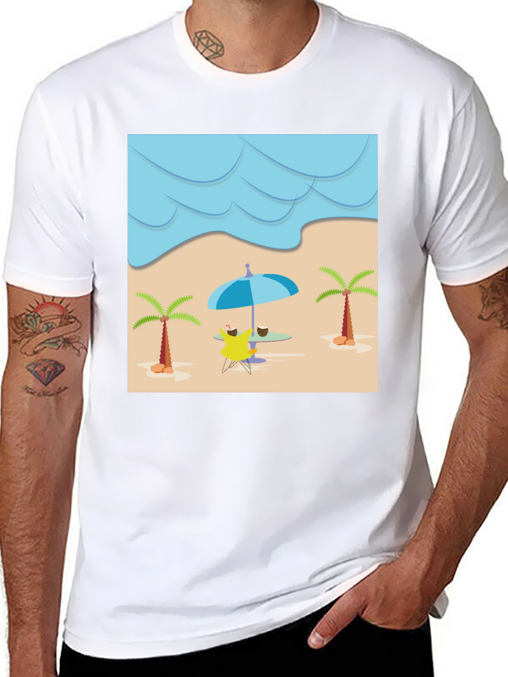 Beach Star T-Shirt: Relaxed Coastal Vibes
