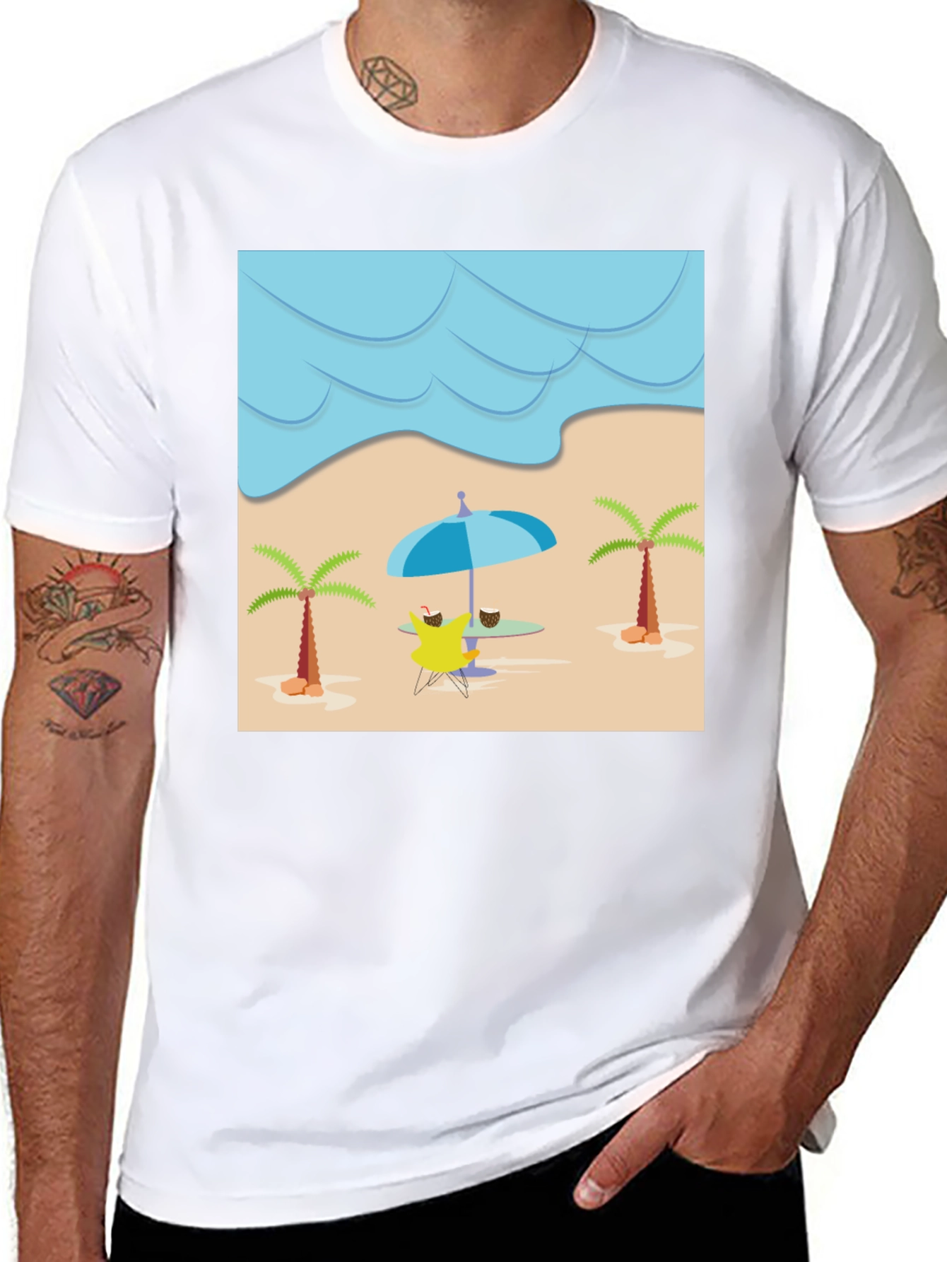 Beach Star T-Shirt: Relaxed Coastal Vibes
