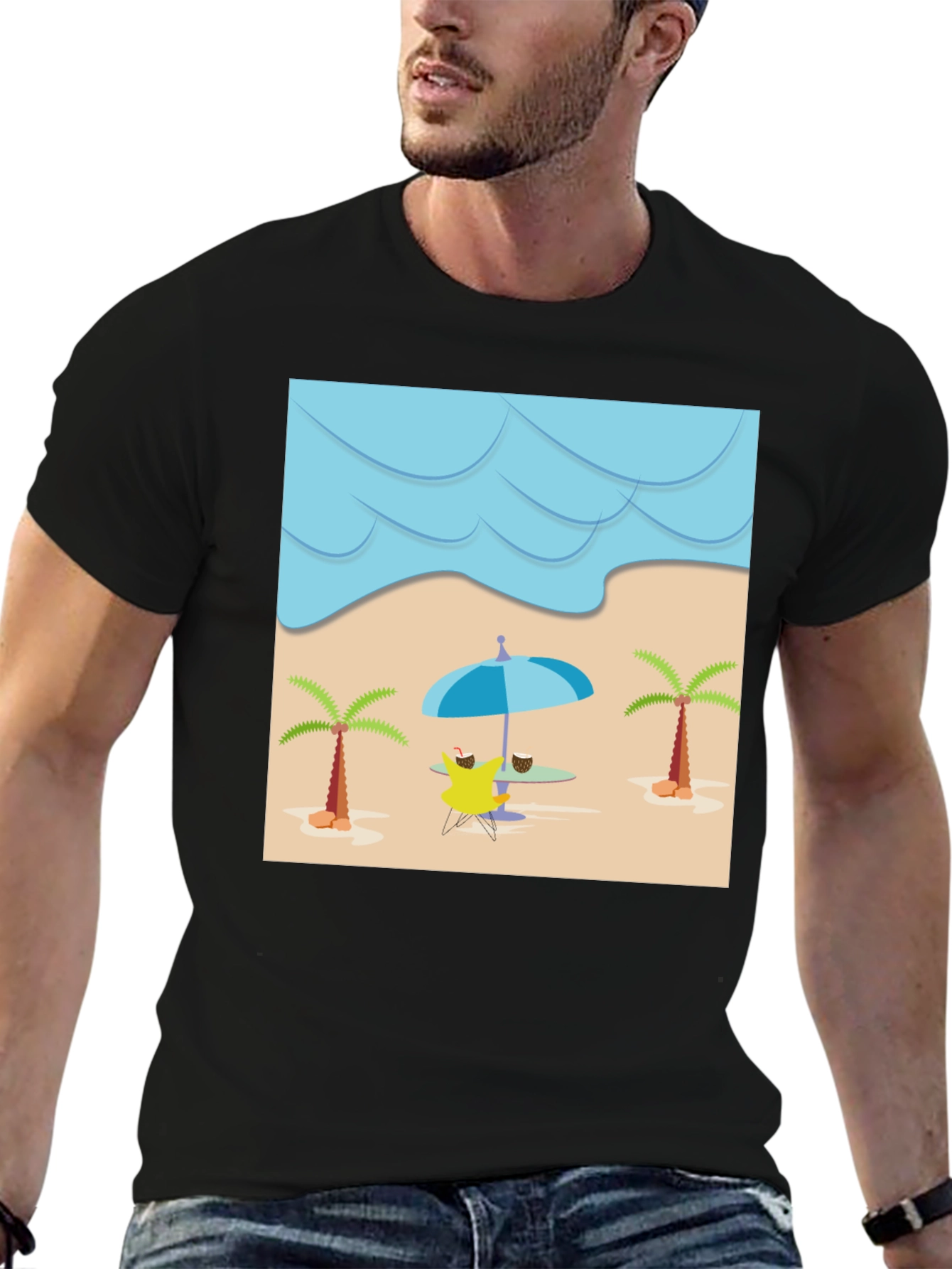 Beach Star T-Shirt: Relaxed Coastal Vibes