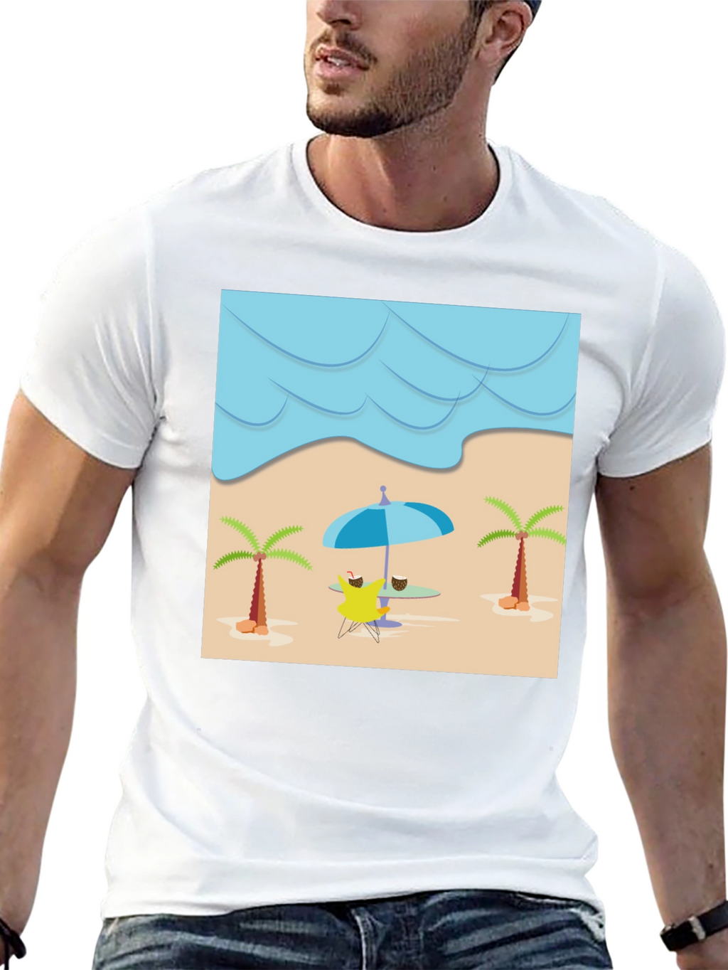 Beach Star T-Shirt: Relaxed Coastal Vibes