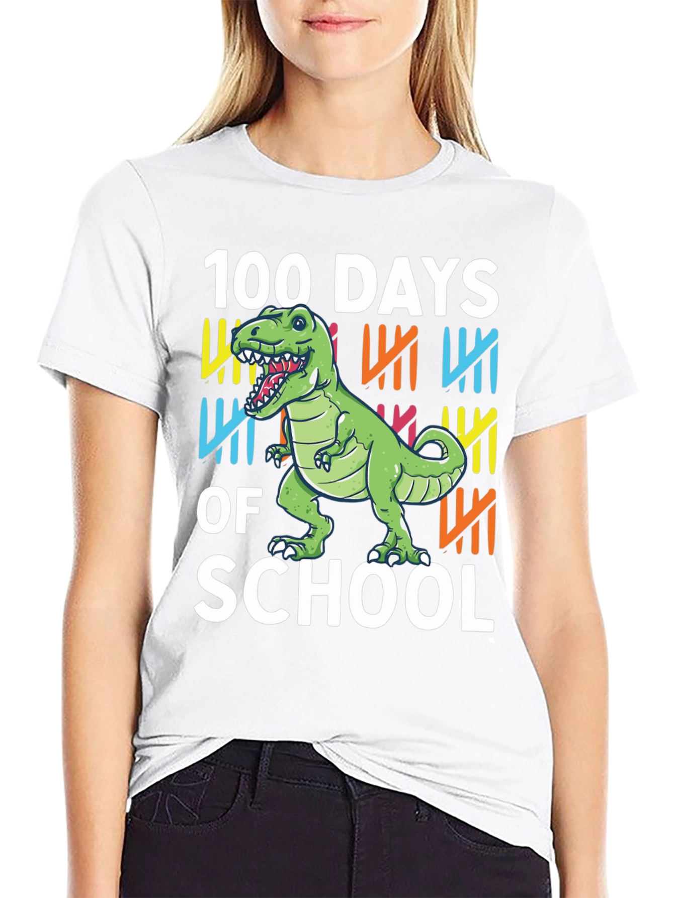 100 Days of School Dinosaur T-Shirt