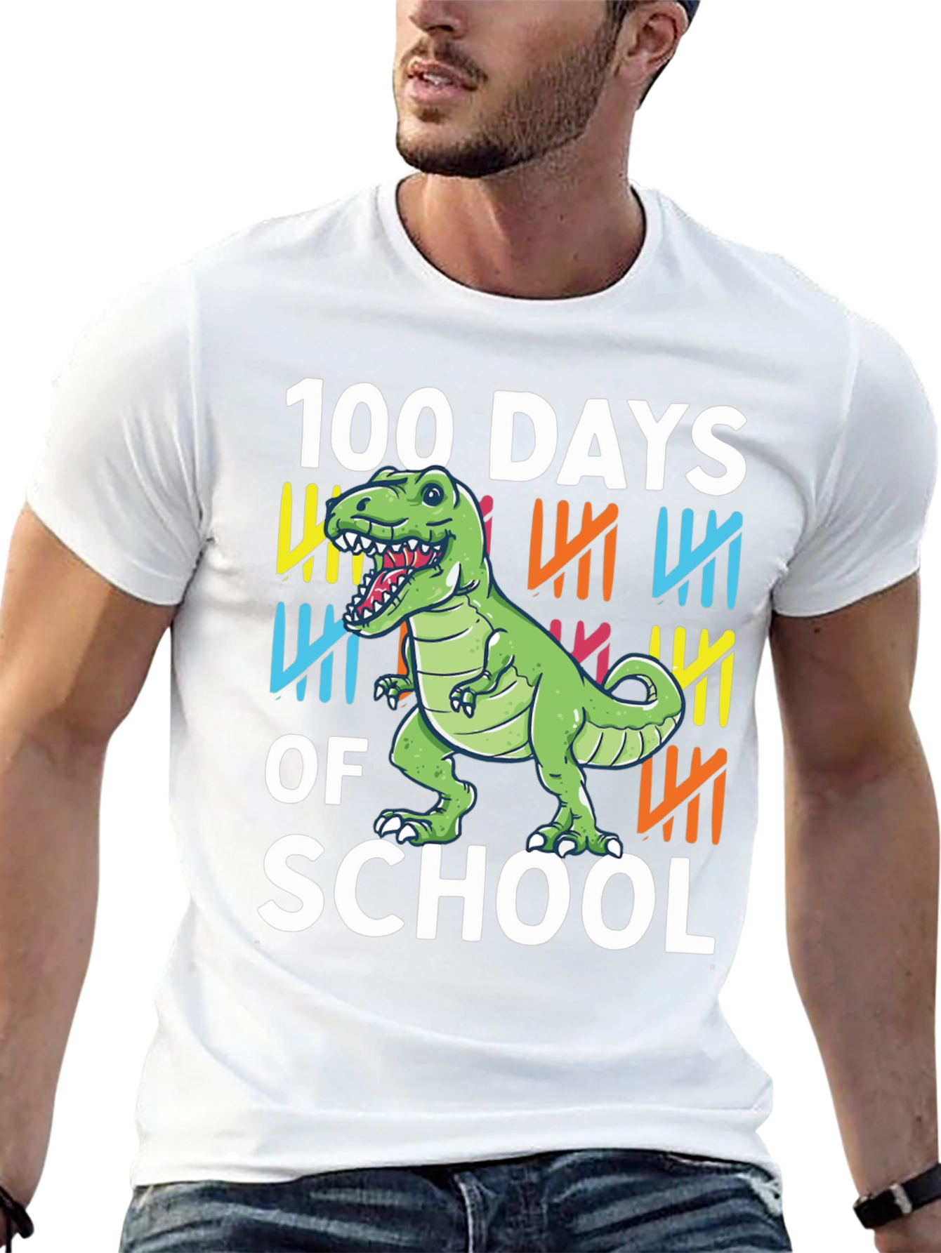 100 Days of School Dinosaur T-Shirt