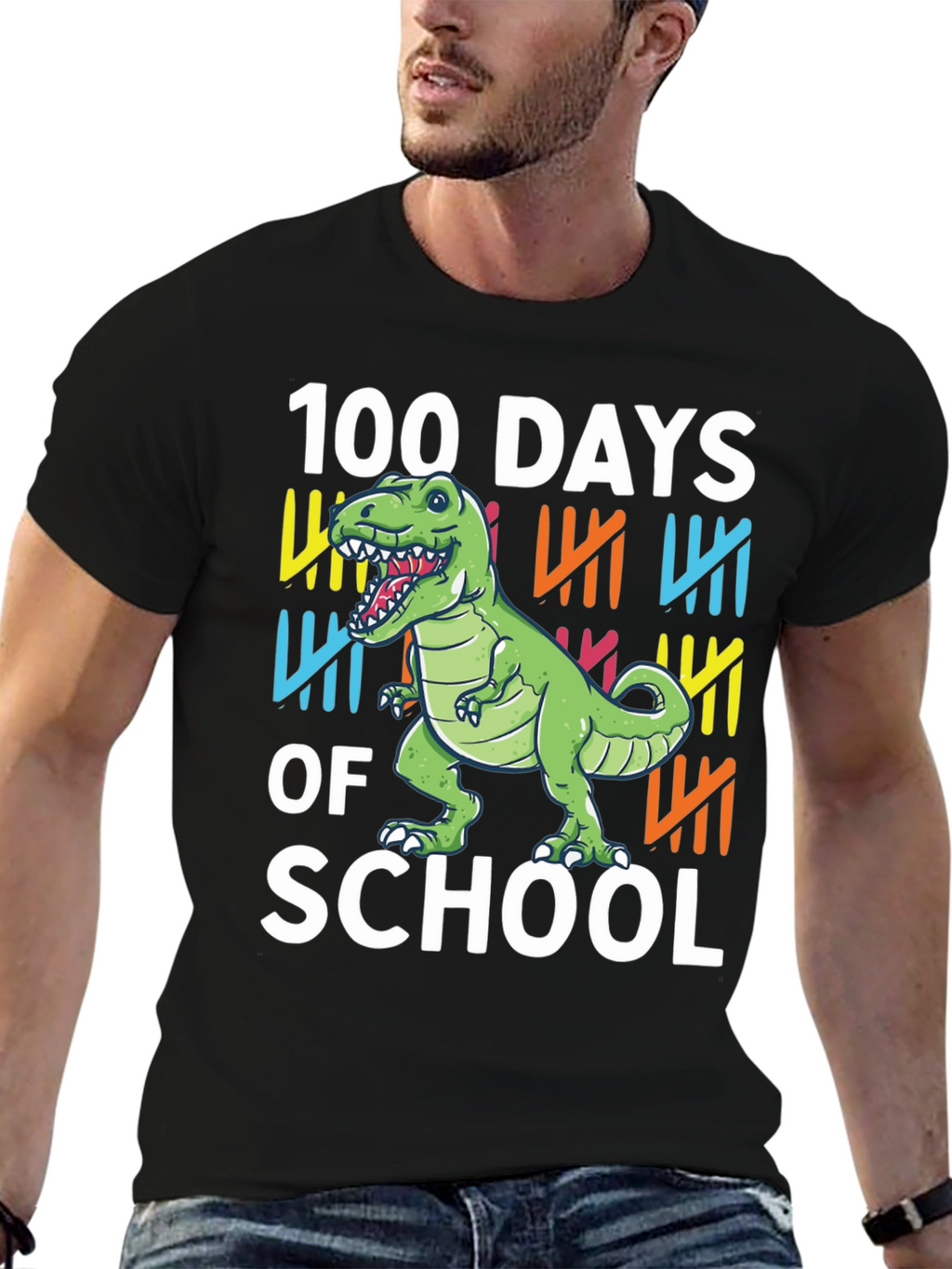 100 Days of School Dinosaur T-Shirt
