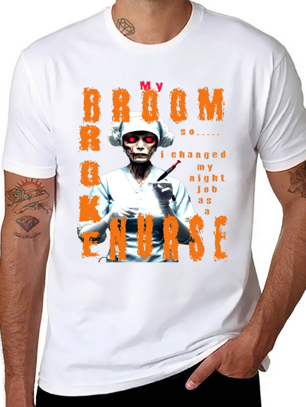 Halloween Zombie Nurse T-Shirt