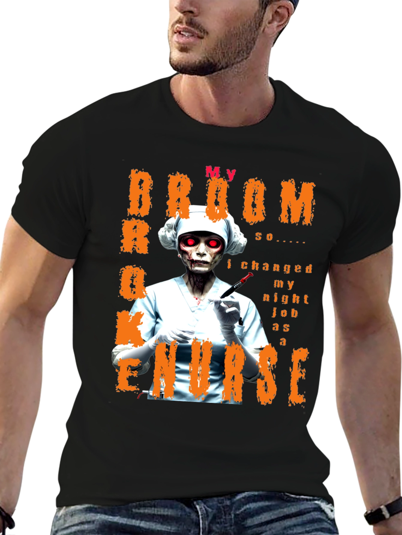 Halloween Zombie Nurse T-Shirt