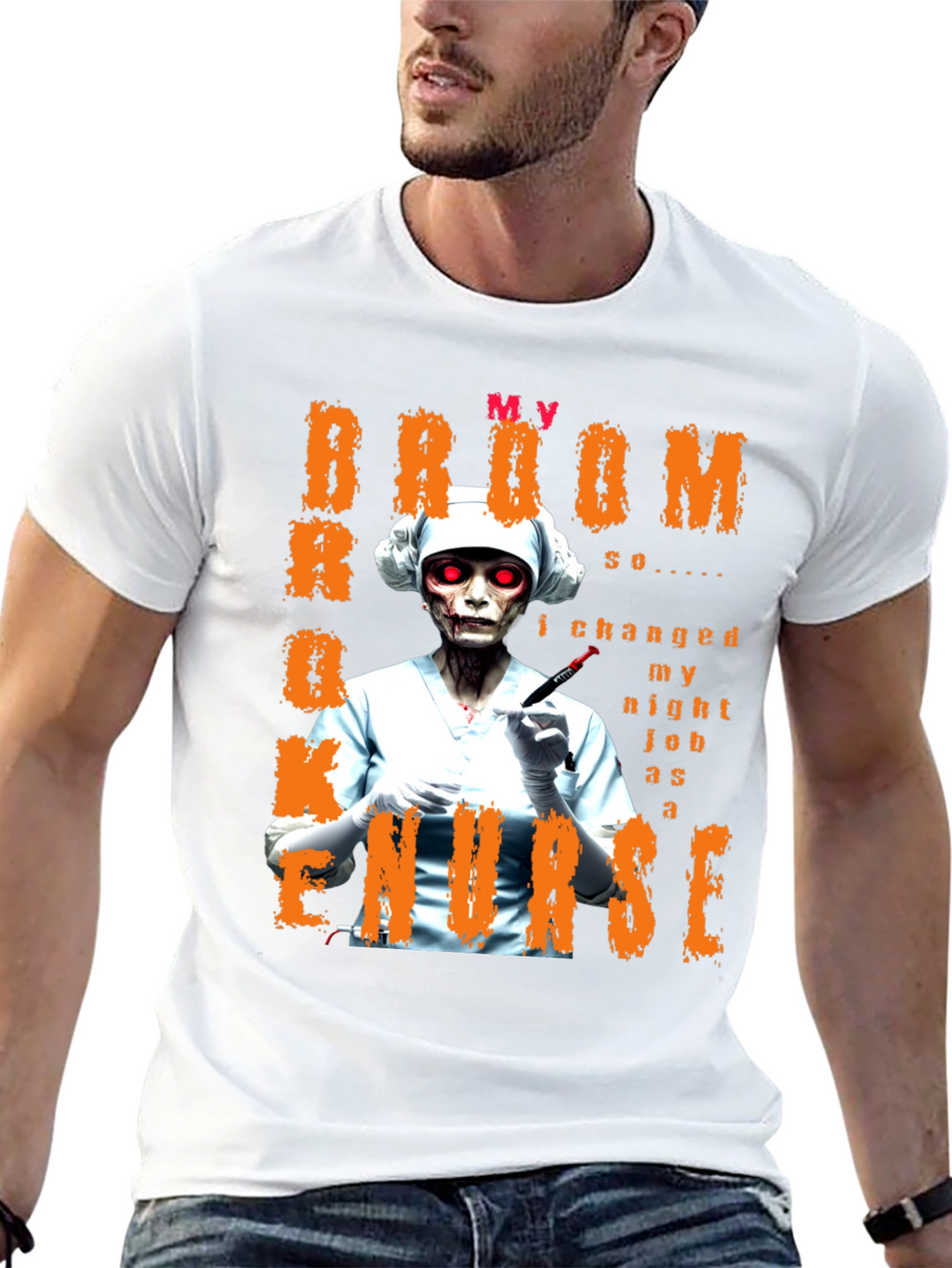 Halloween Zombie Nurse T-Shirt