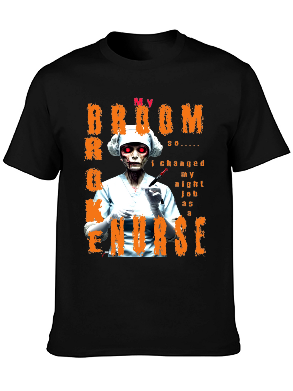 Halloween Zombie Nurse T-Shirt