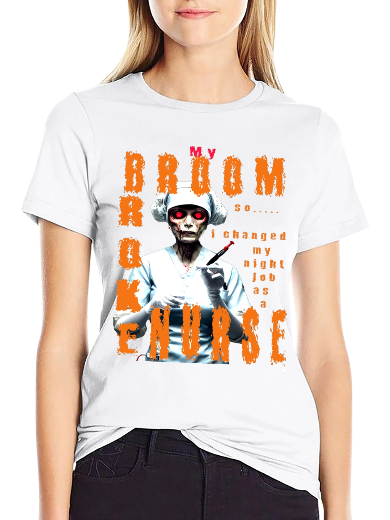 Halloween Zombie Nurse T-Shirt