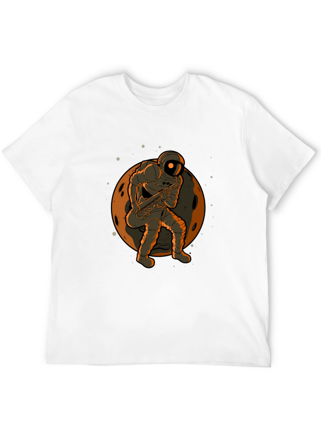 Astronaut Sax T-Shirt - Space Musician Tee
