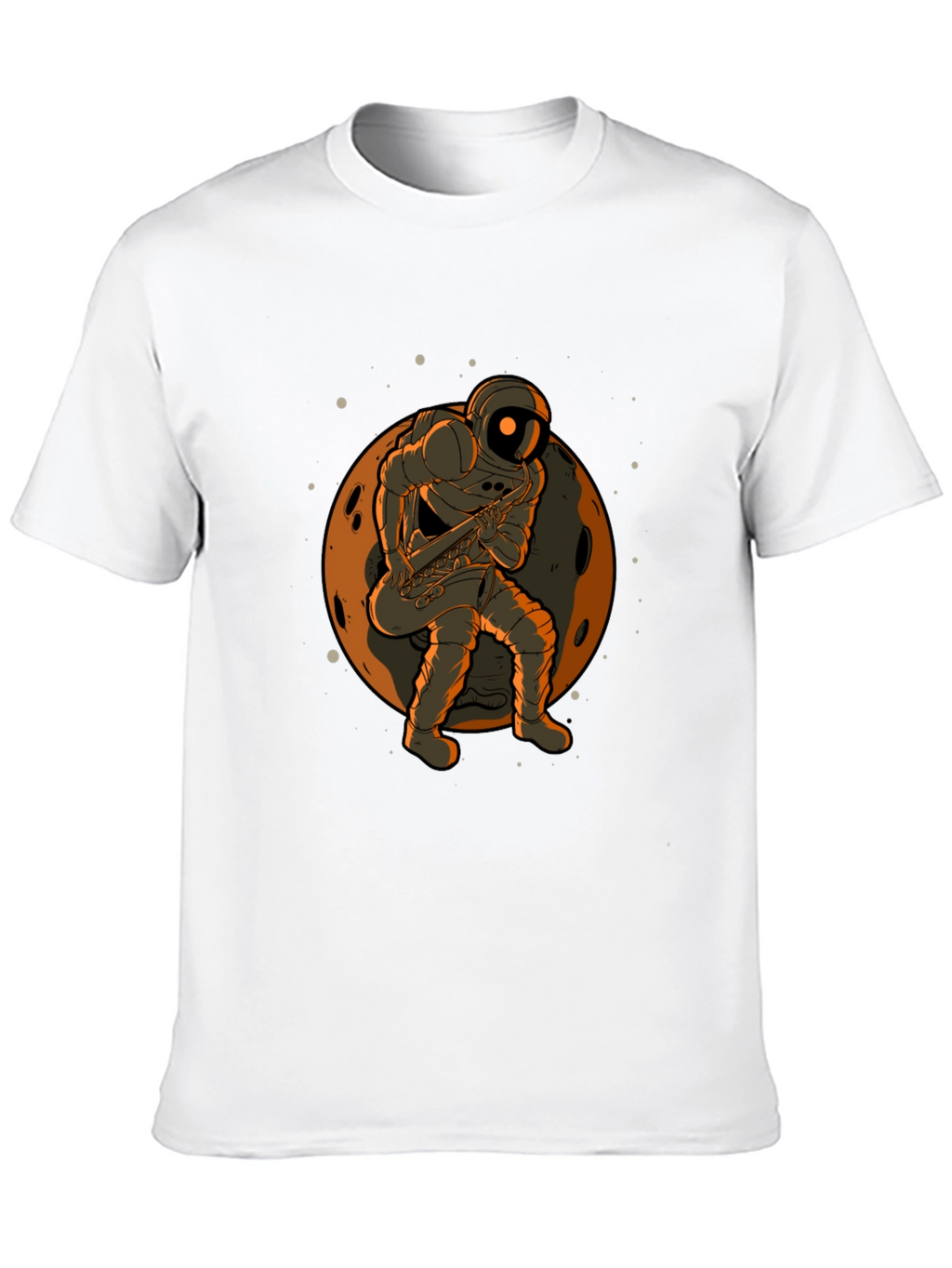 Astronaut Sax T-Shirt - Space Musician Tee