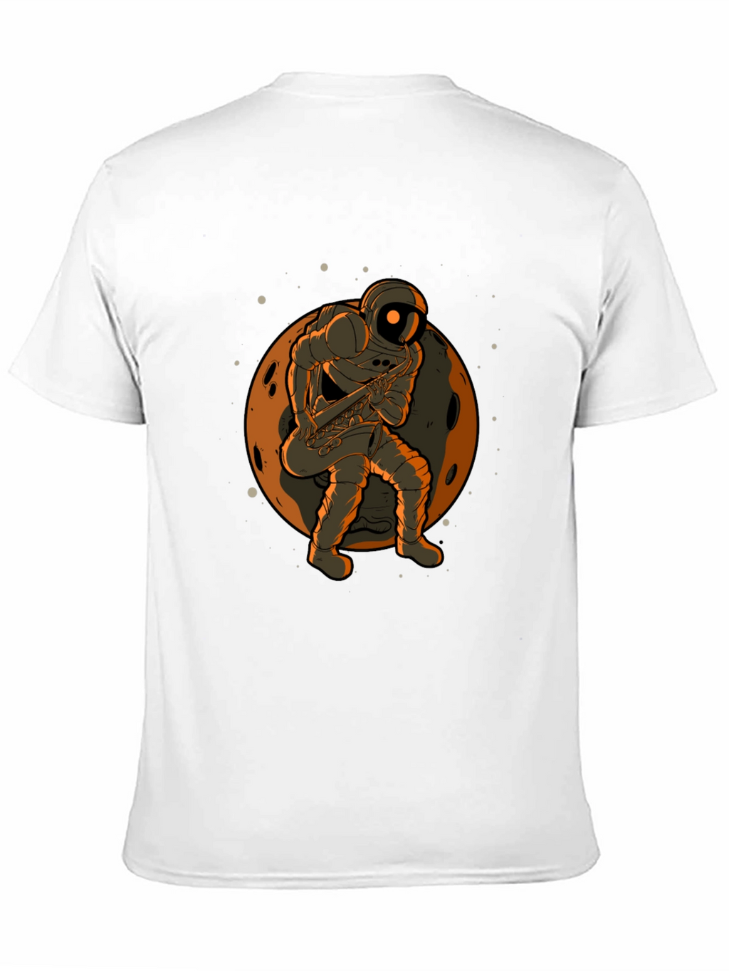 Astronaut Sax T-Shirt - Space Musician Tee