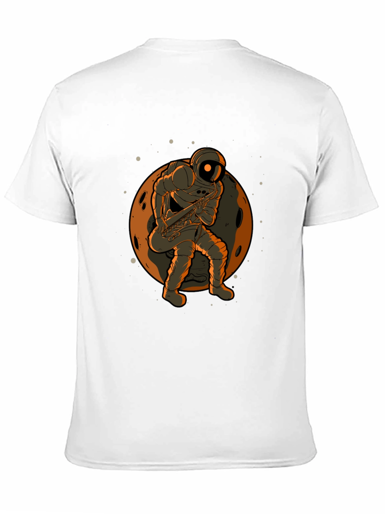 Astronaut Sax T-Shirt - Space Musician Tee