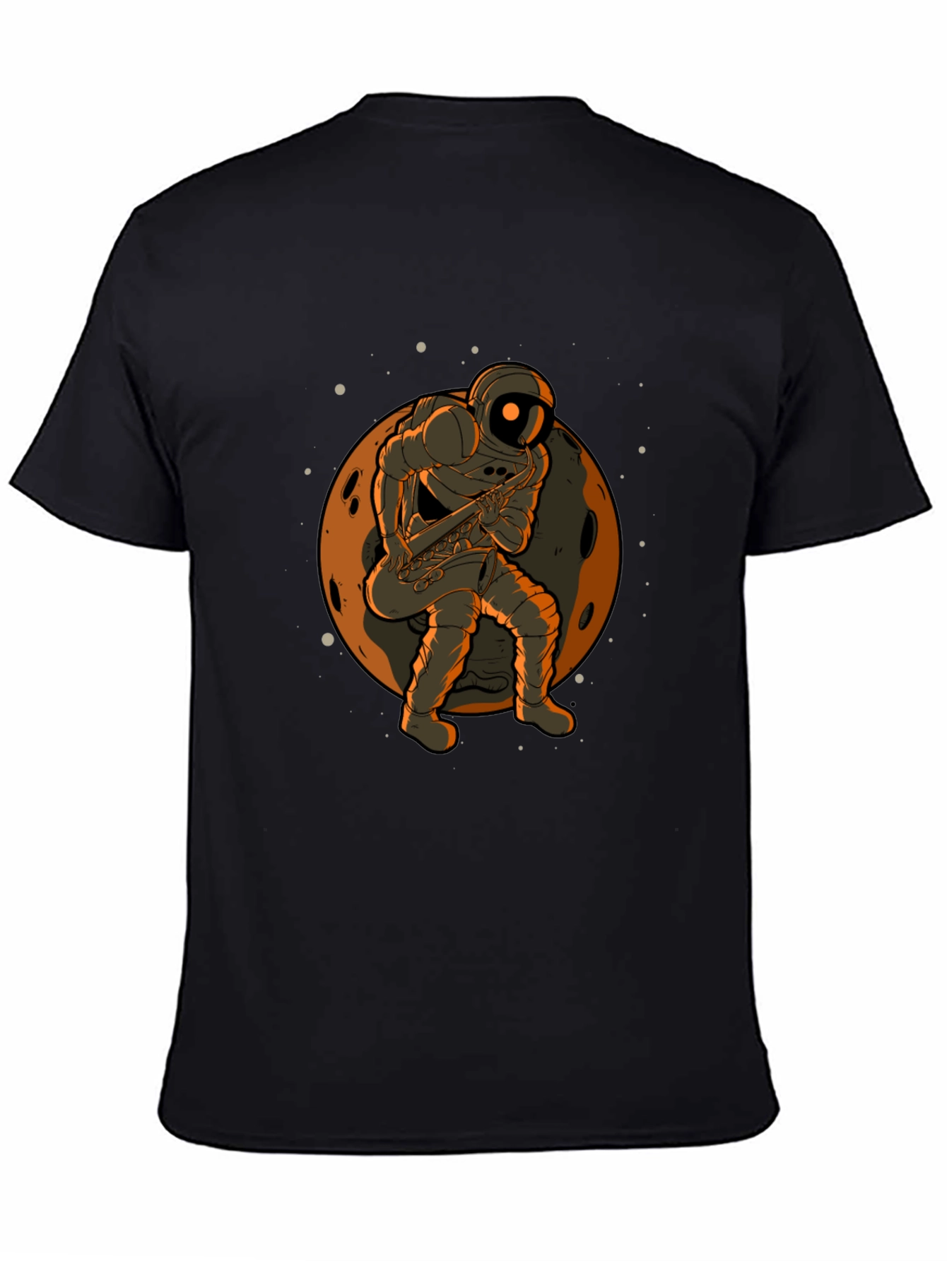 Astronaut Sax T-Shirt - Space Musician Tee
