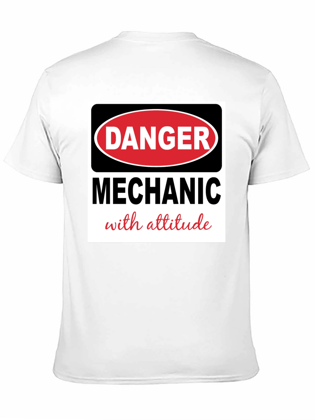 Danger Mechanic with Attitude Black T-Shirt