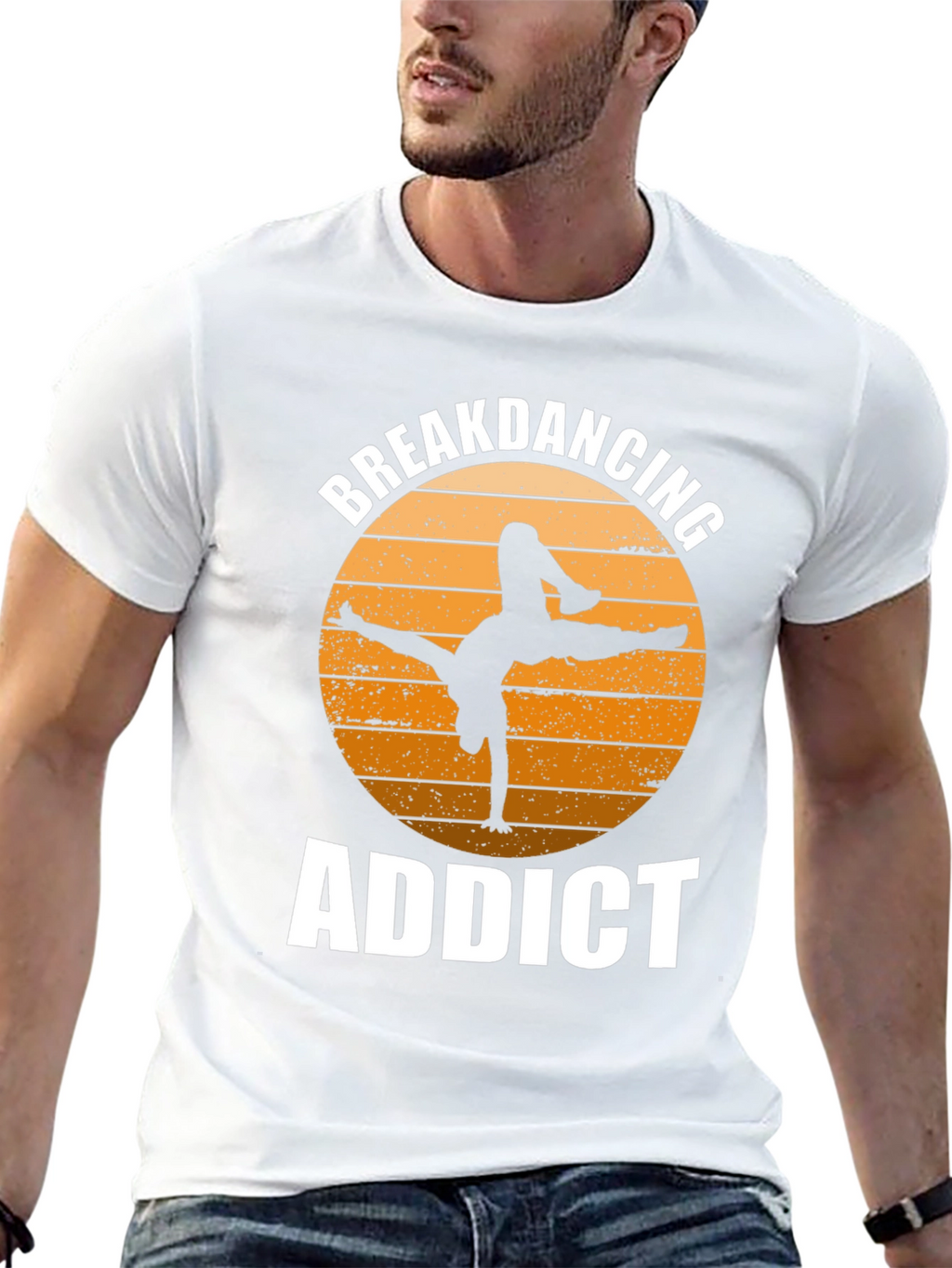 Breakdancing Addict Graphic Tee