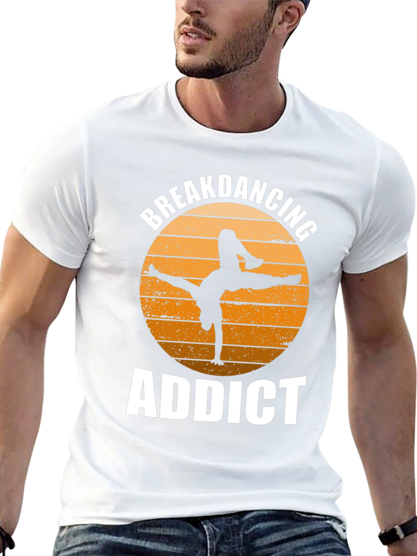 Breakdancing Addict Graphic Tee