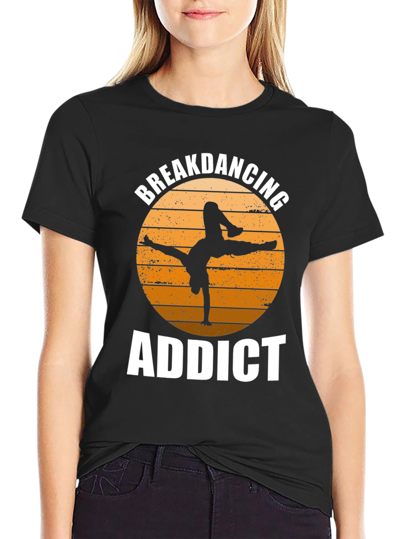 Breakdancing Addict Graphic Tee
