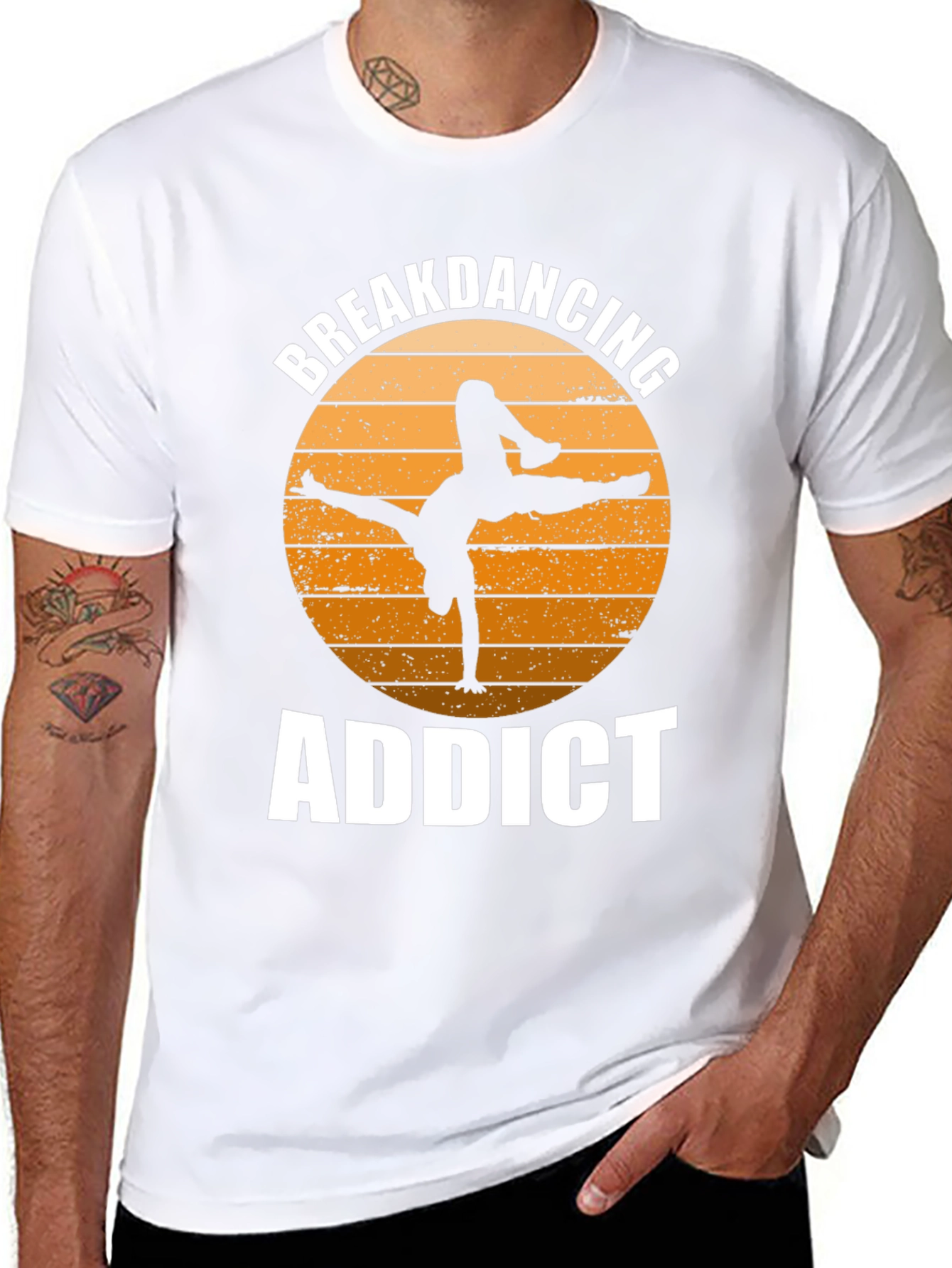 Breakdancing Addict Graphic Tee