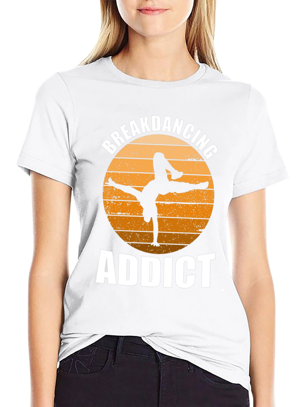 Breakdancing Addict Graphic Tee