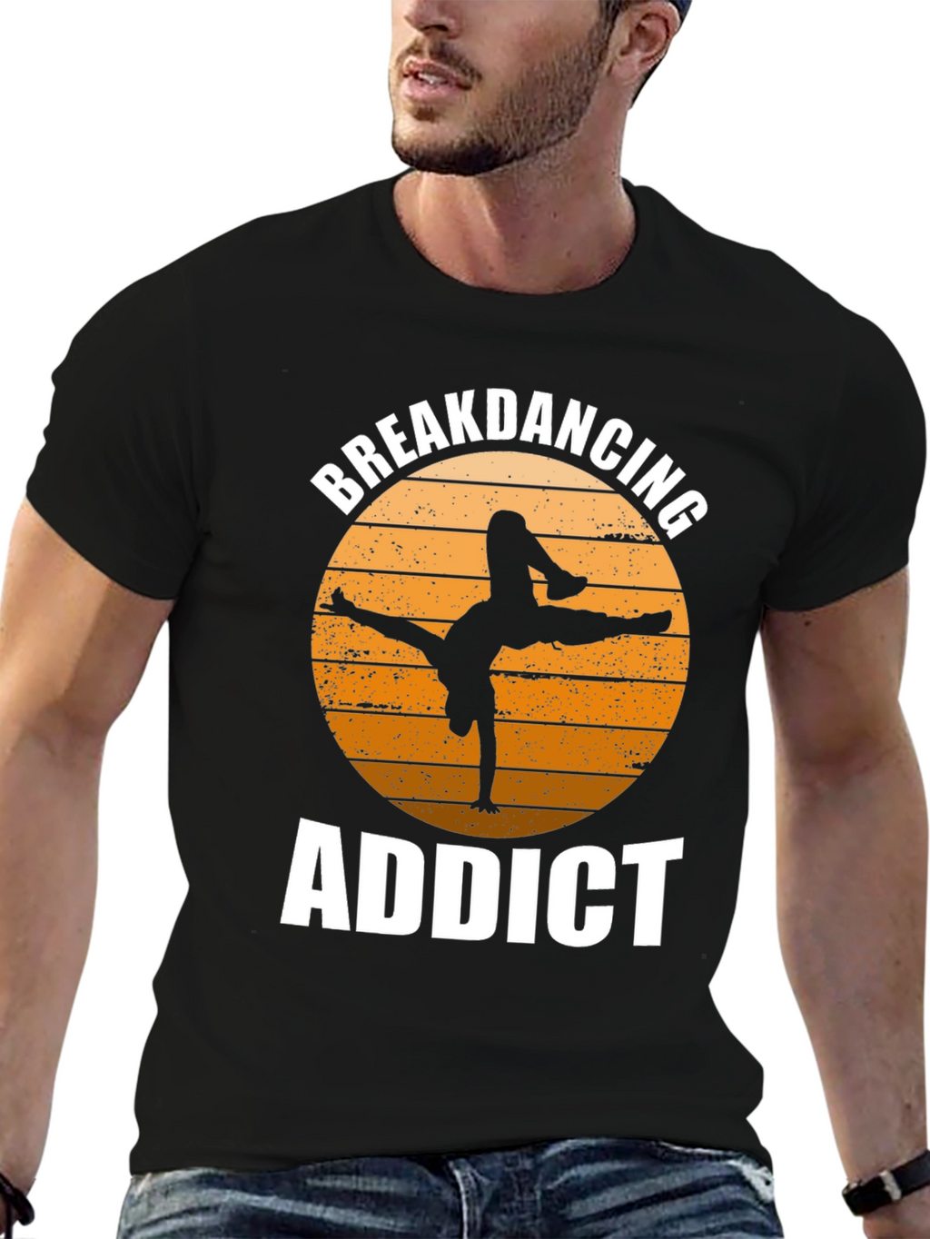 Breakdancing Addict Graphic Tee