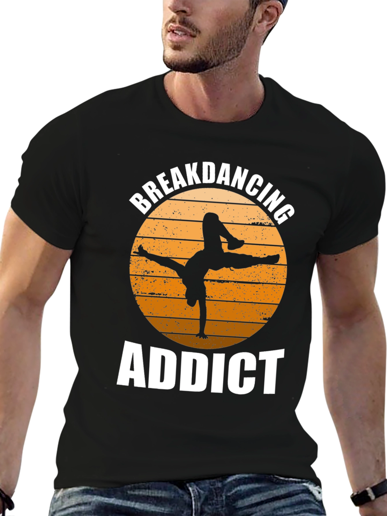 Breakdancing Addict Graphic Tee